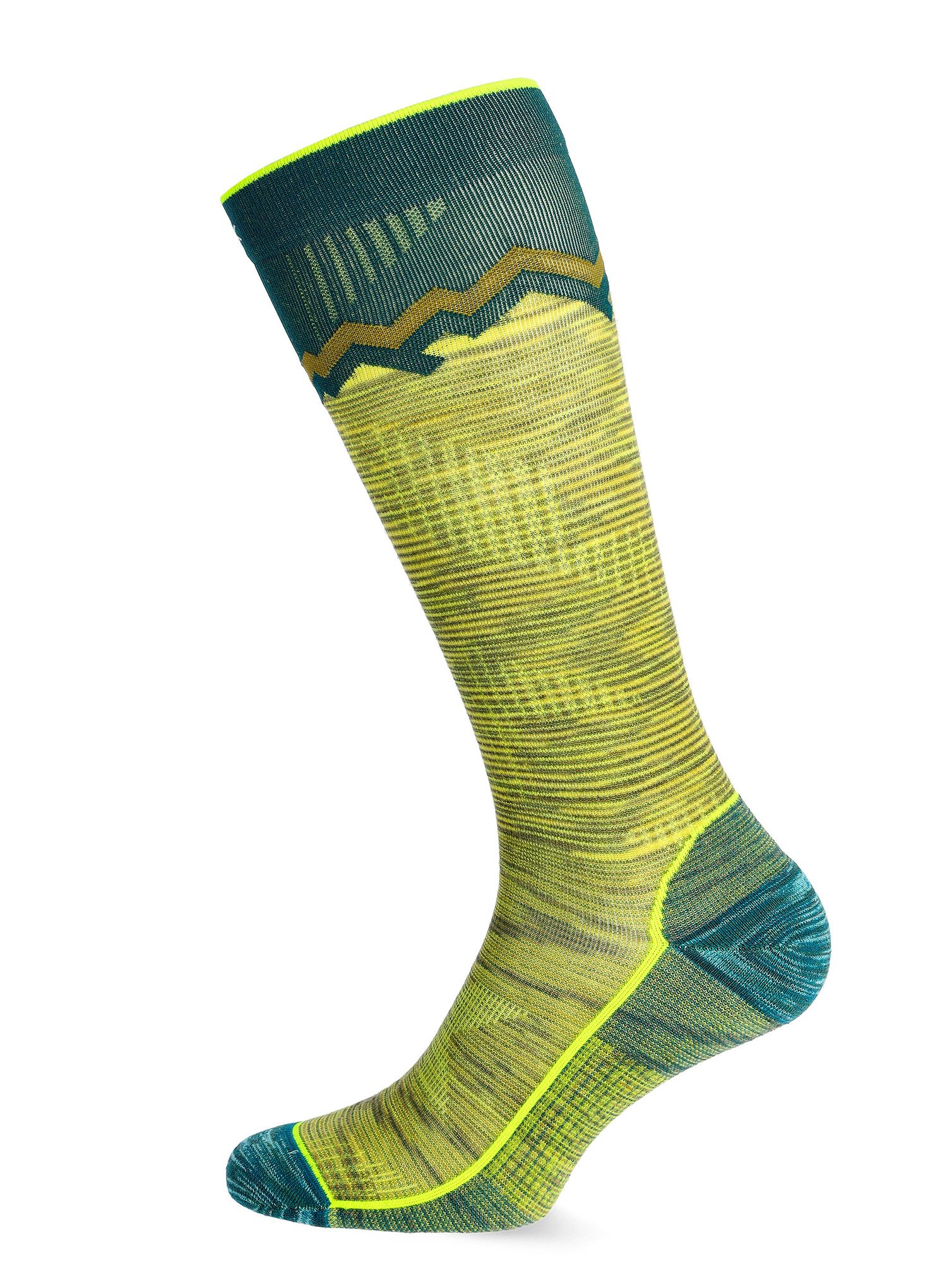 Skialpove ponozky Ortovox Tour Long Socks - green moss