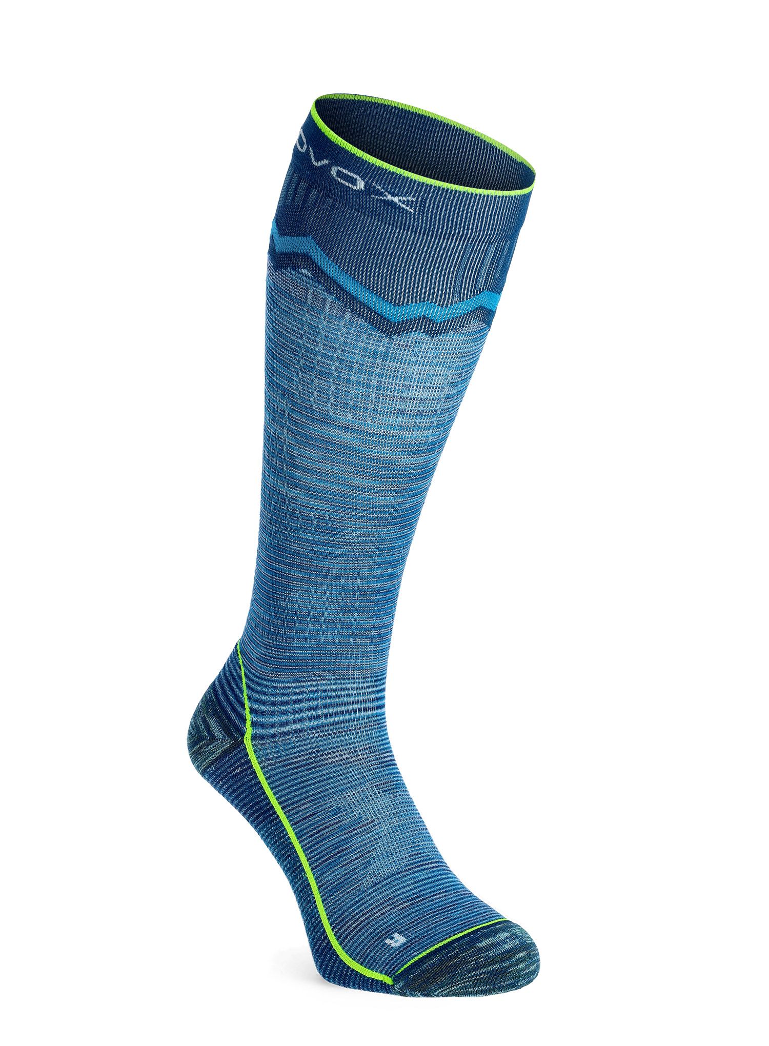 Skialpove ponozky Ortovox Tour Long Socks - mountain blue
