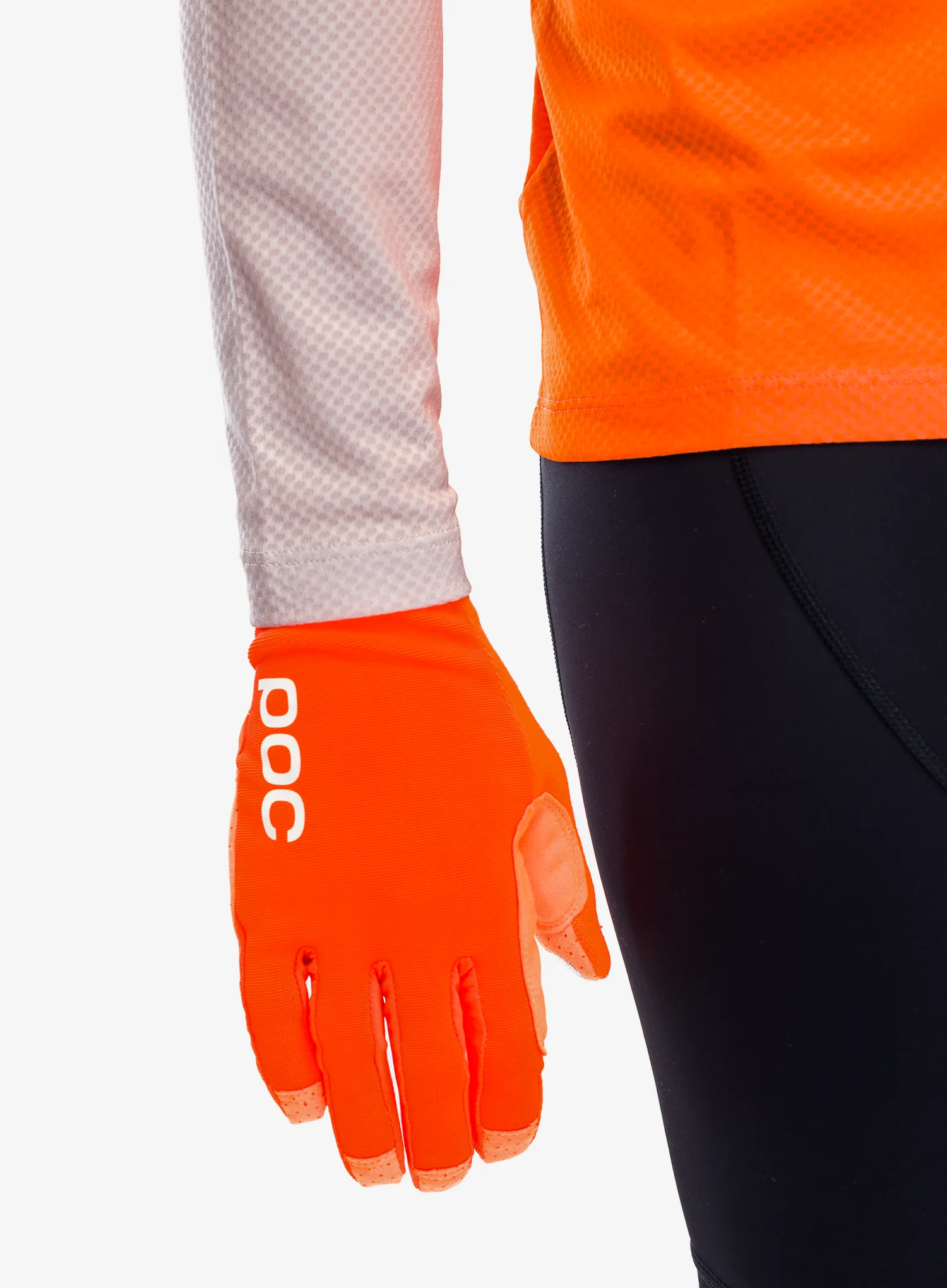 Cyklistické rukavice POC AVIP Glove Long - zink orange