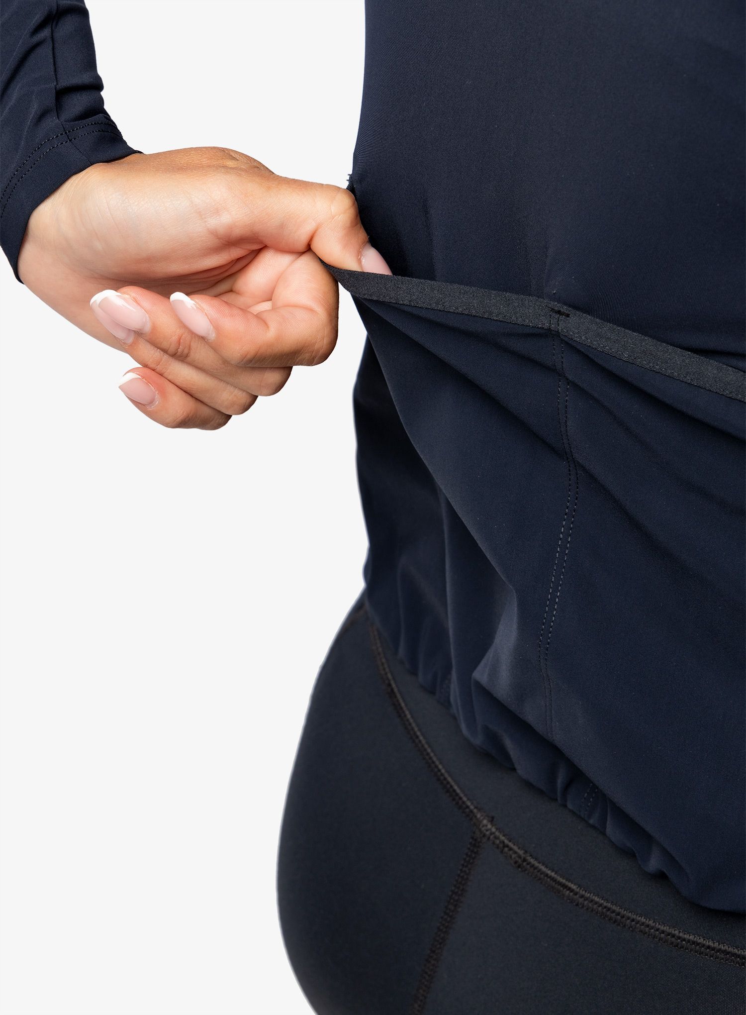Dámská cyklo mikina POC Essential Road Ws L/S Jersey - navy black