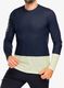 Cyklistická mikina POC MTB Pure L/S Jersey - turmaline navy/prehnite green