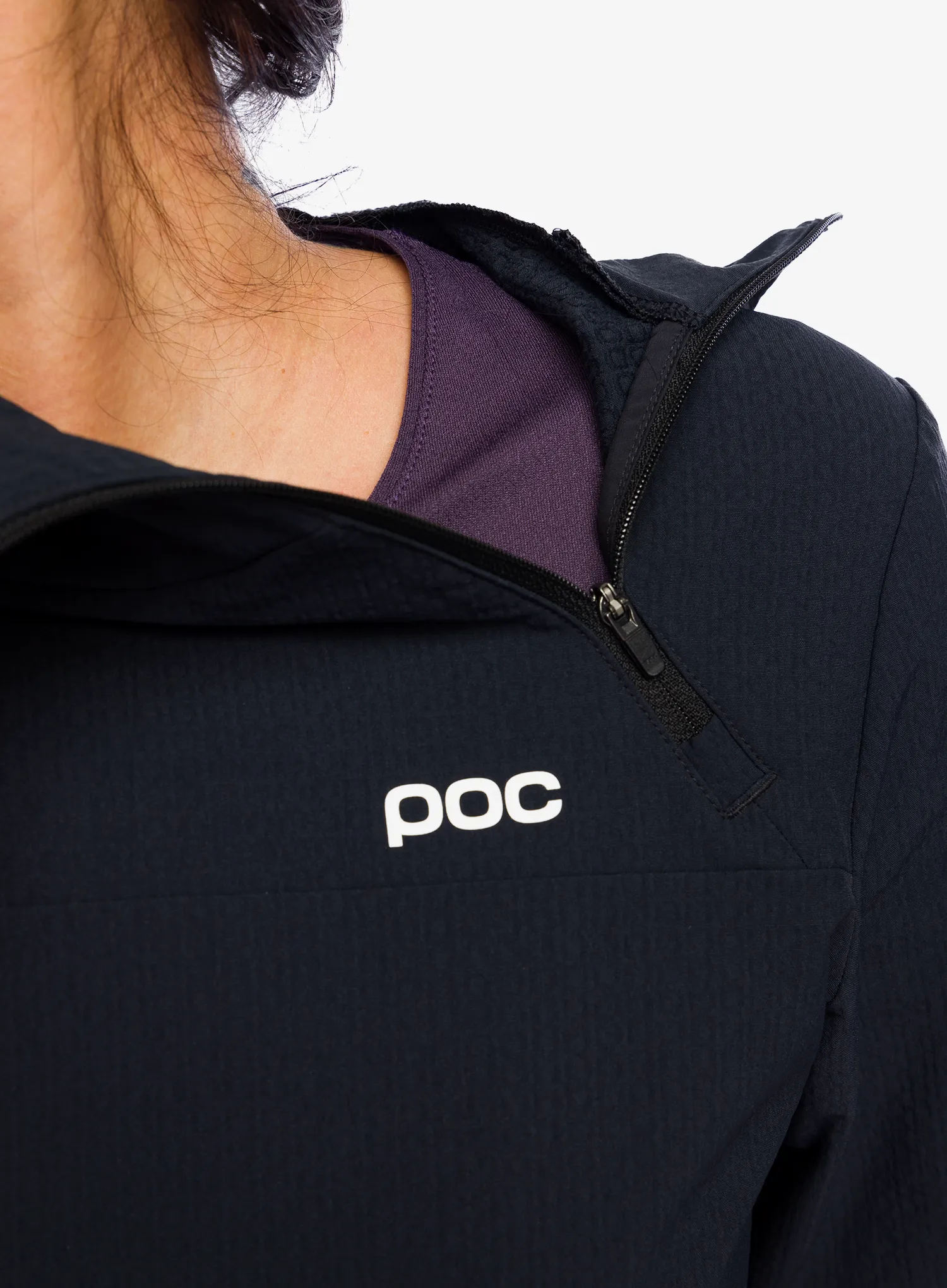 Bunda na kolo dámská POC Mantle Thermal Hoodie - uranium black