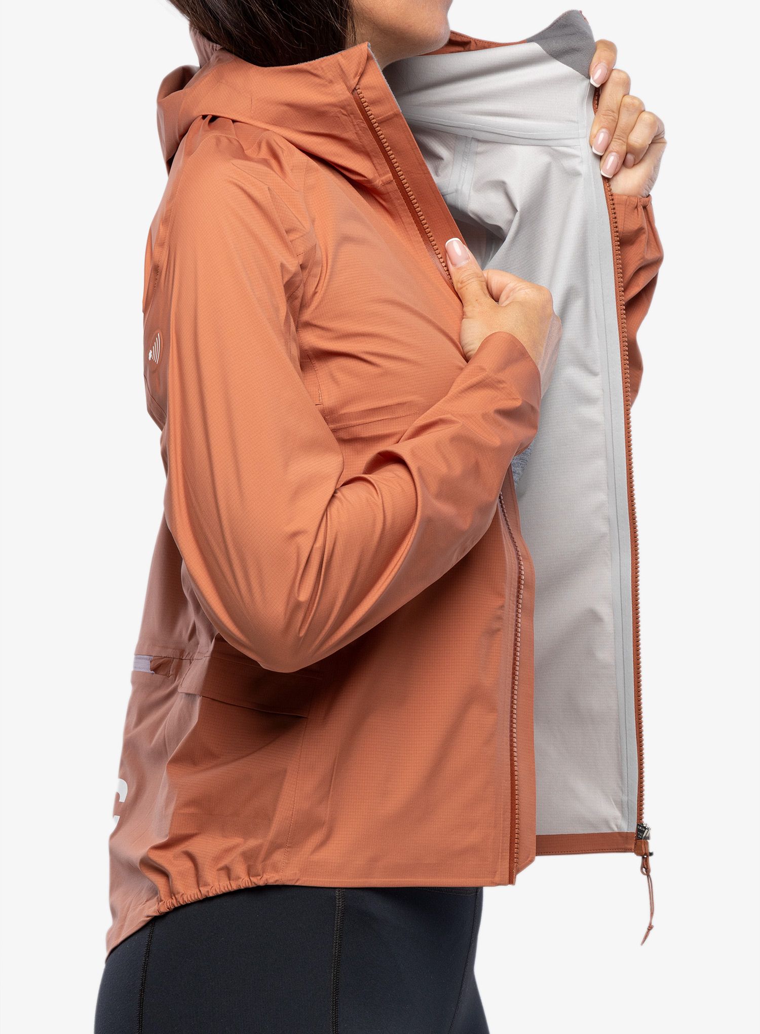 Bunda na kolo dámská POC Signal All-weather jacket - himalayan salt