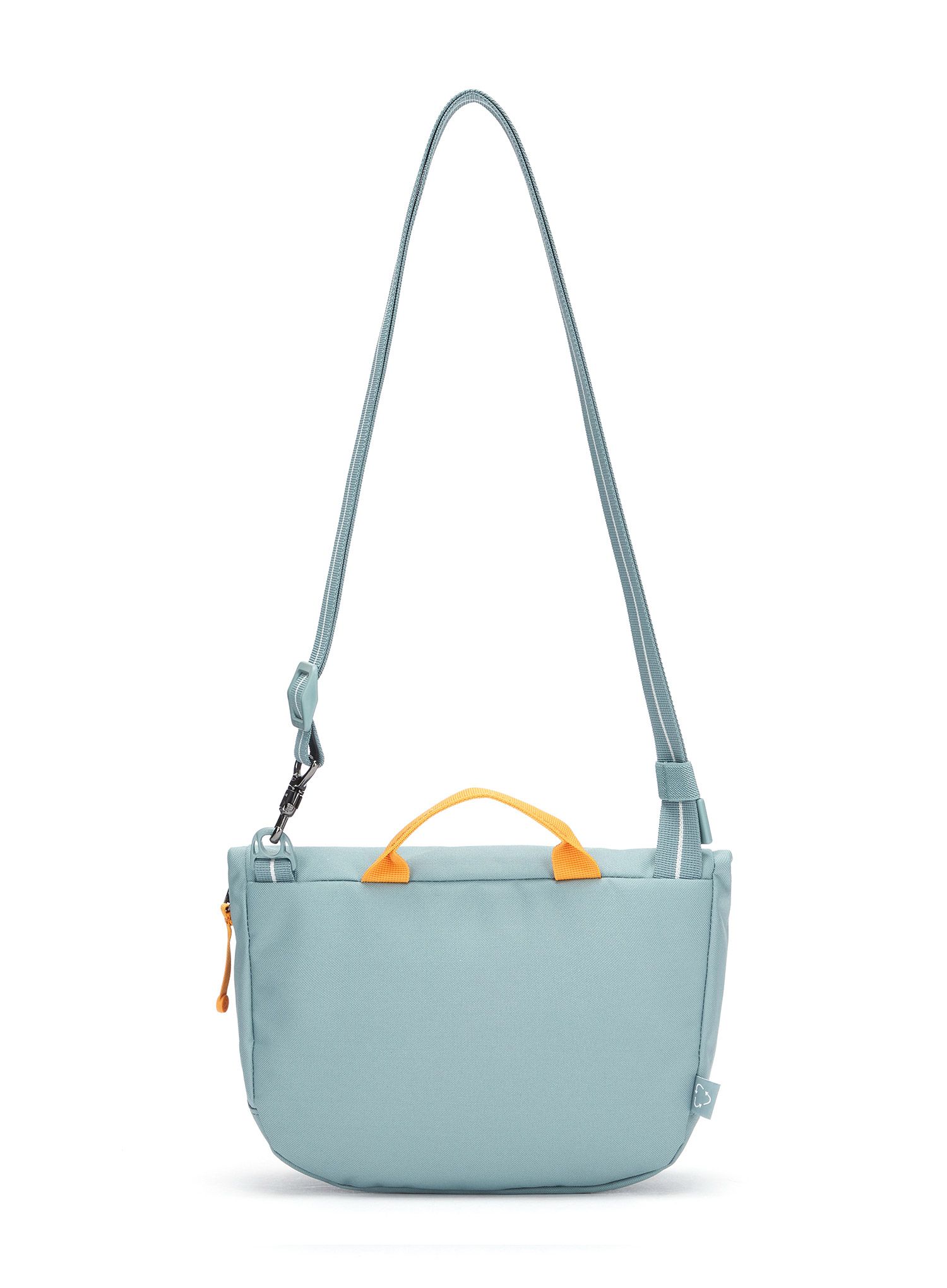 Kapsička na krk Pacsafe Go Saddle Crossbody - fresh mint