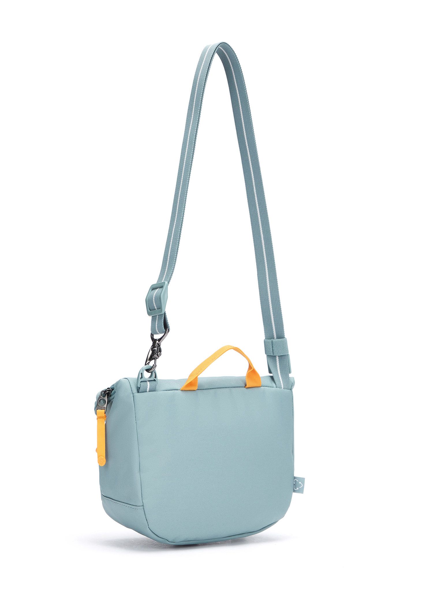 Kapsička na krk Pacsafe Go Saddle Crossbody - fresh mint
