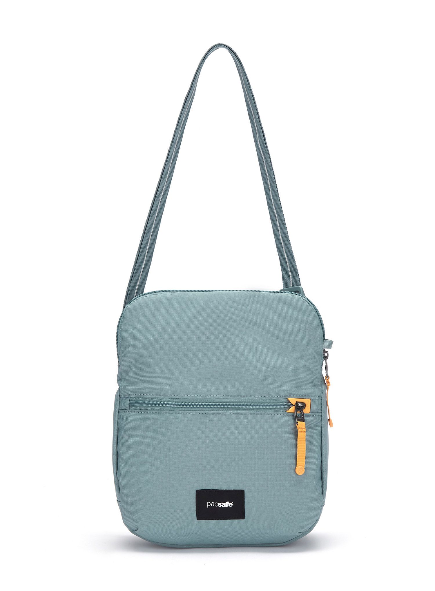 Kapsička na krk Pacsafe Go Saddle Crossbody - fresh mint