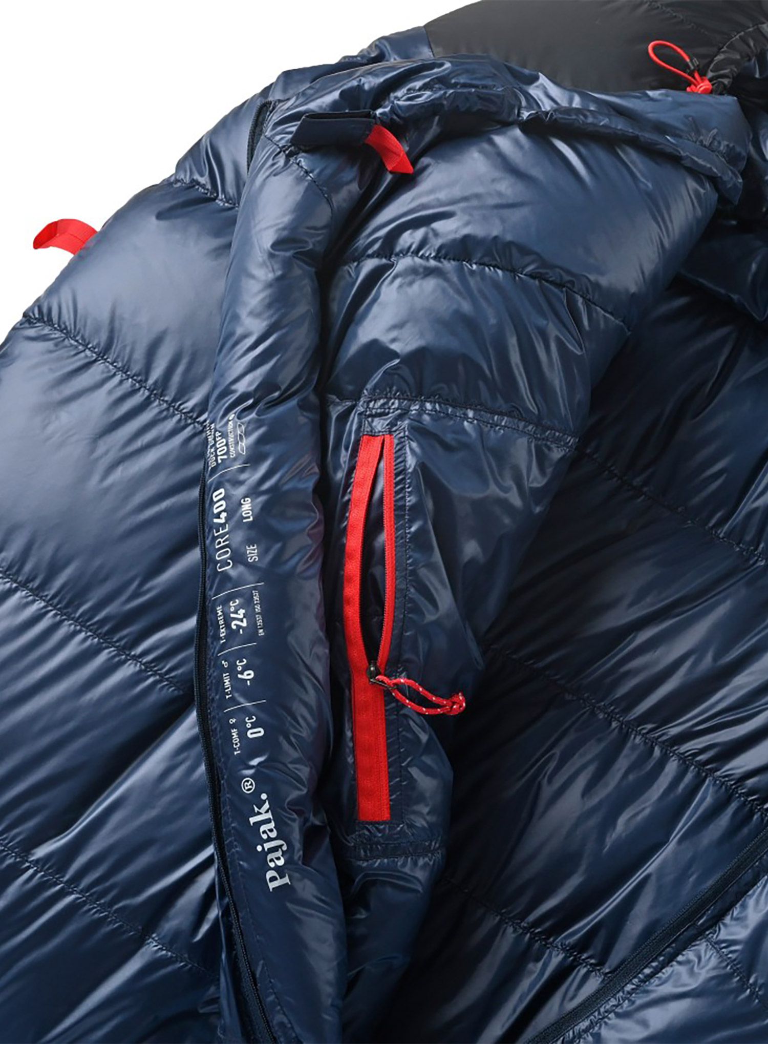 Péřový spacák Pajak Core 400 (165 cm) - navy