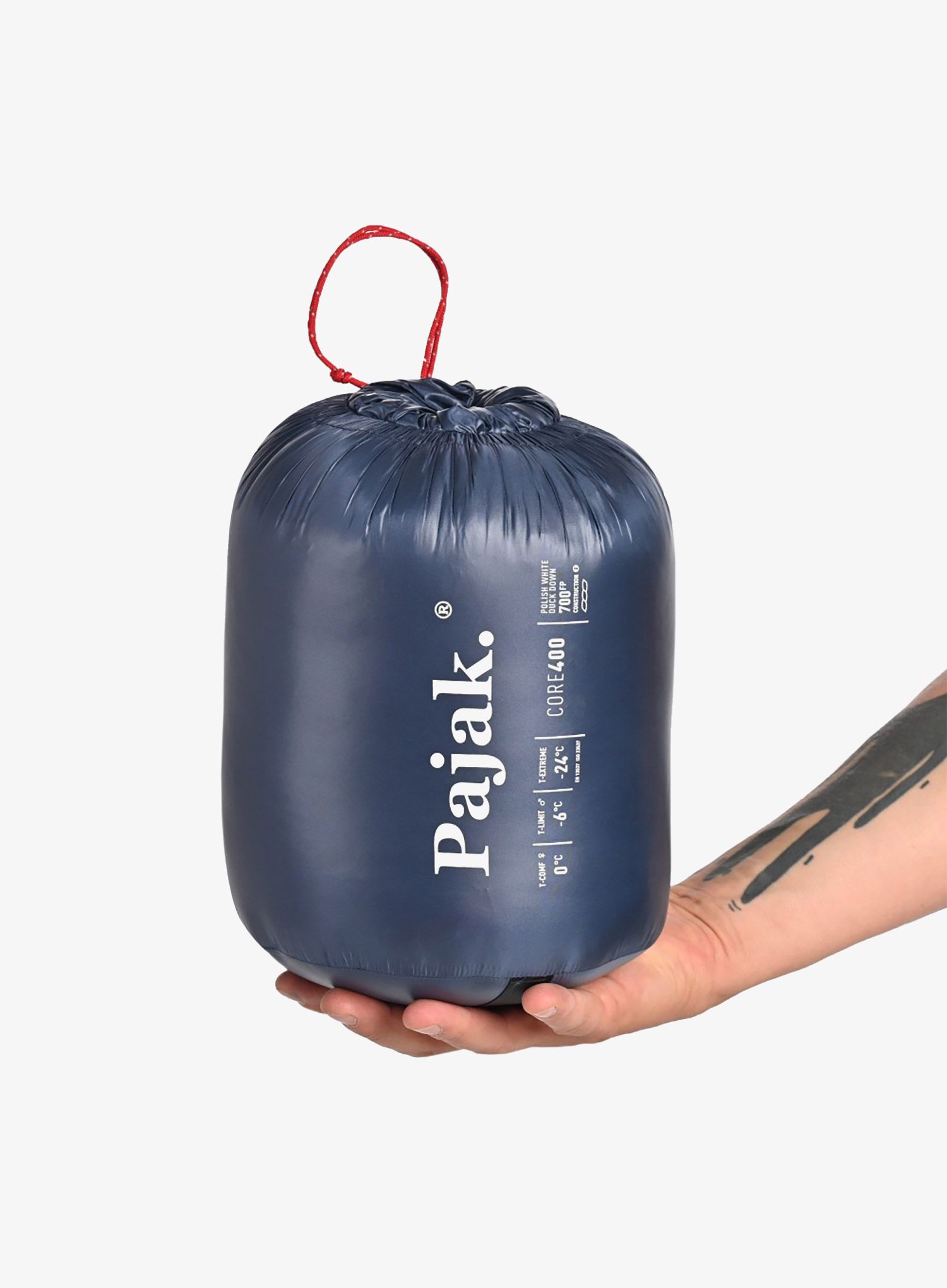 Péřový spacák Pajak Core 400 (165 cm) - navy