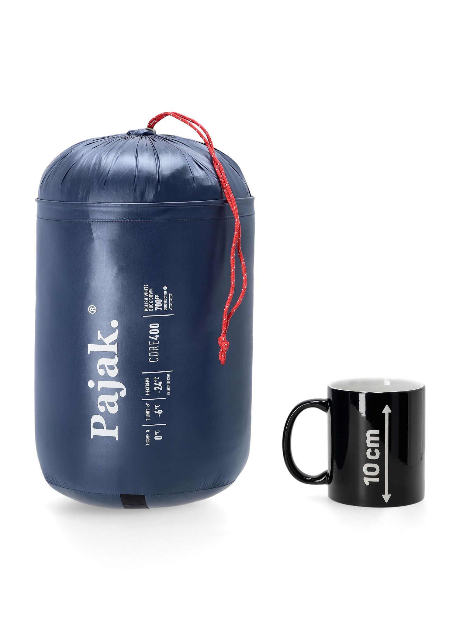 Péřový spacák Pajak Core 400 (180 cm) - navy