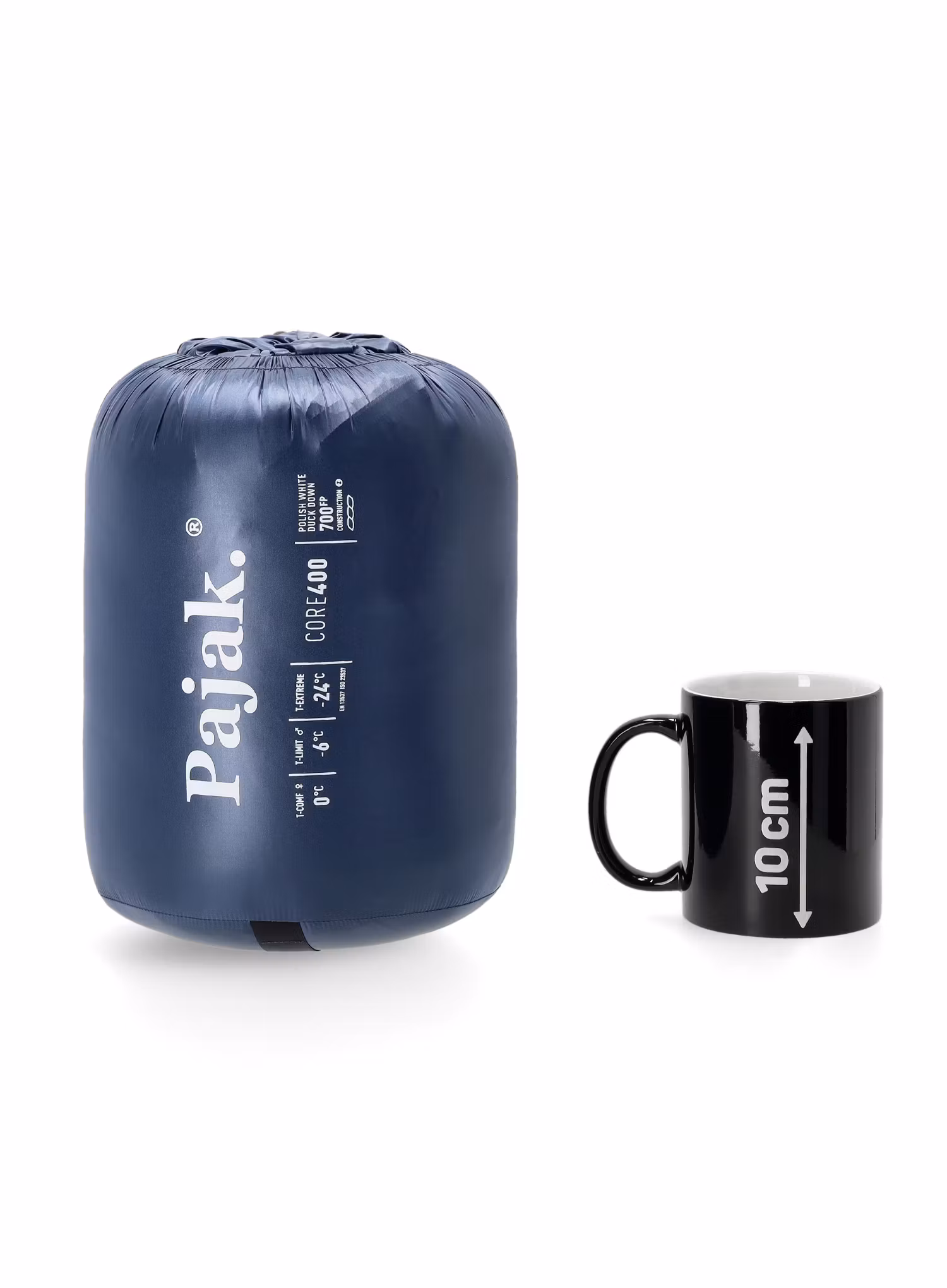 Péřový spacák Pajak Core 400 (180 cm) - navy