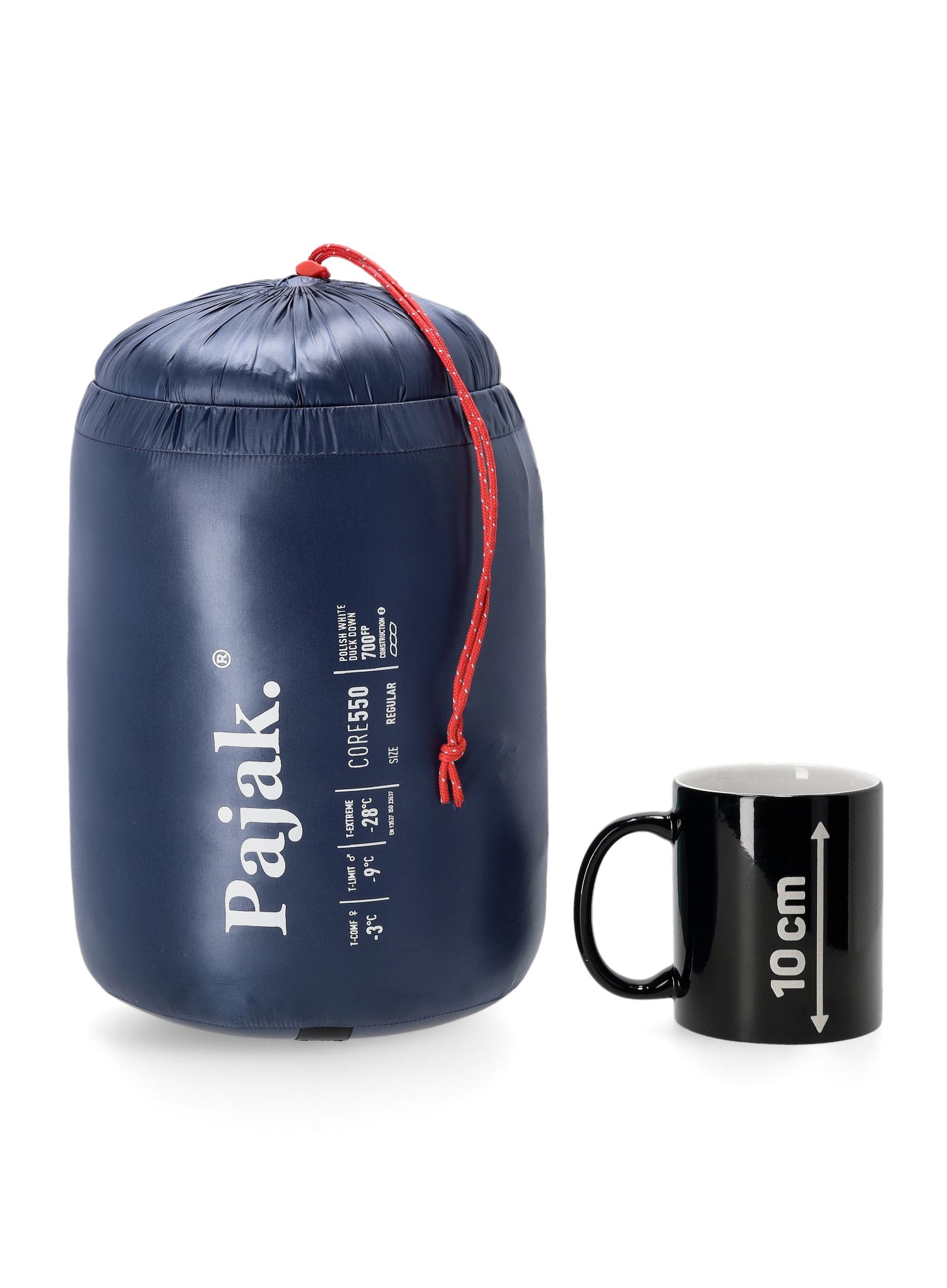 Péřový spacák Pajak Core 550 (180 cm) - navy