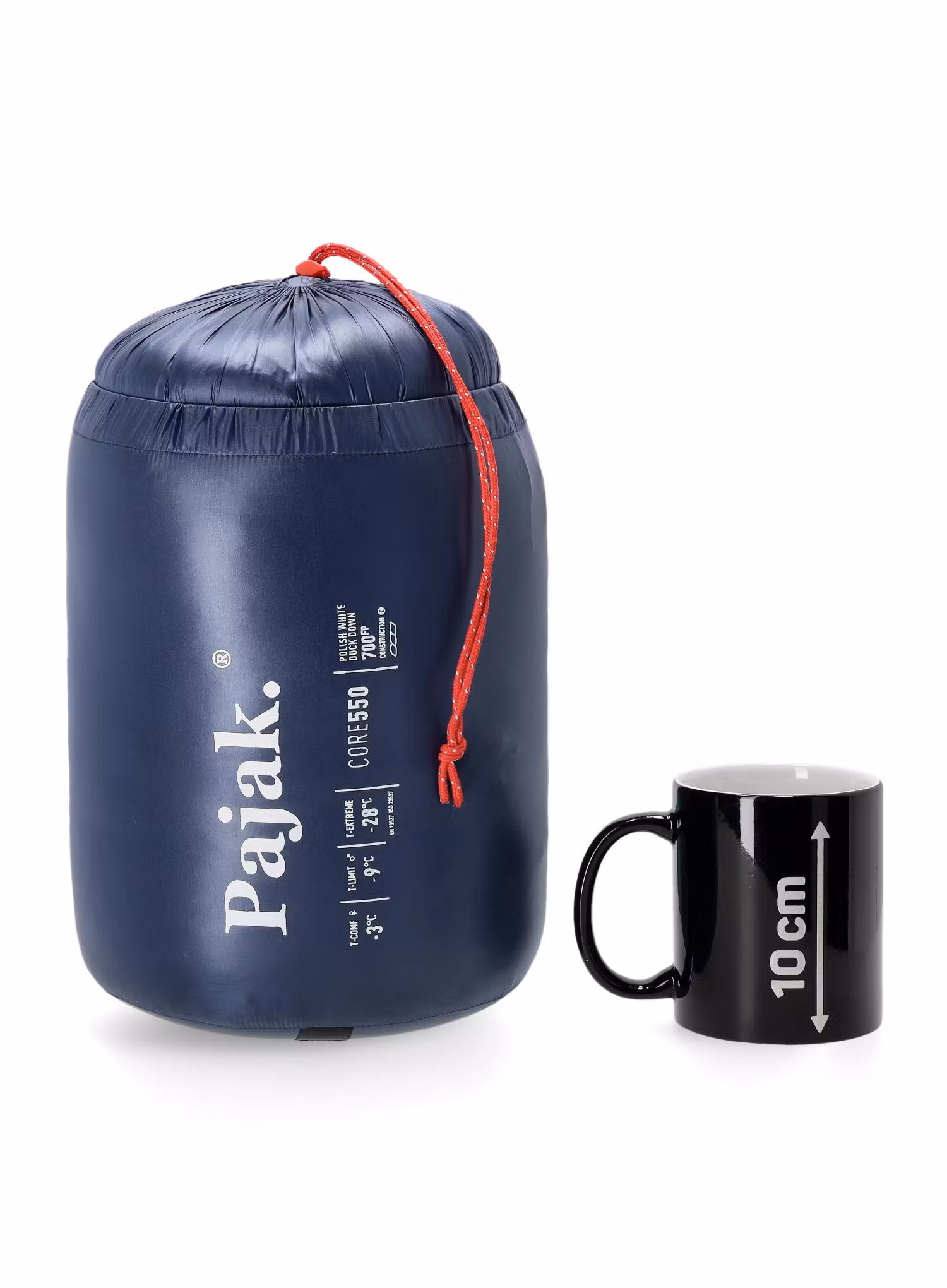 Turistický spacák Pajak Core 550 (205 cm) - navy