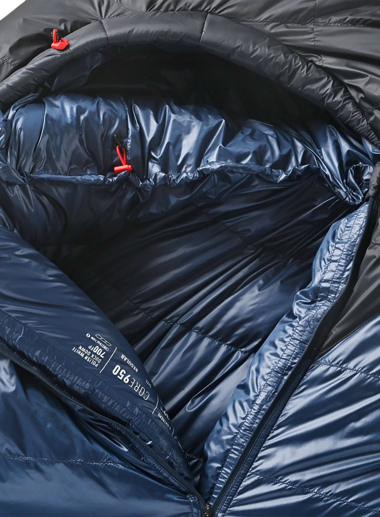Péřový spacák Pajak Core 950 (180 cm) - navy
