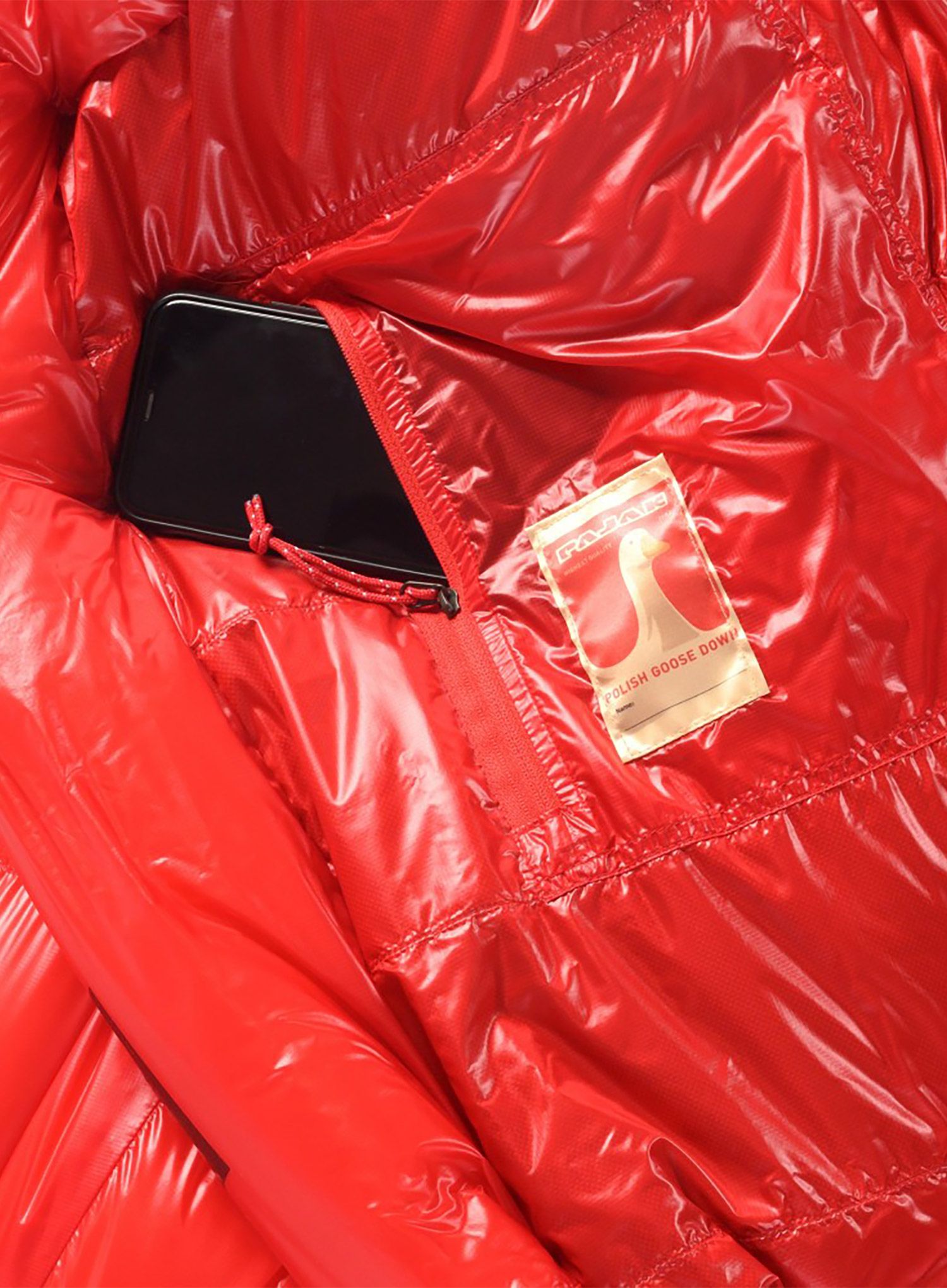 Péřový spacák Pajak Radical 12Z (180 cm) - red/red