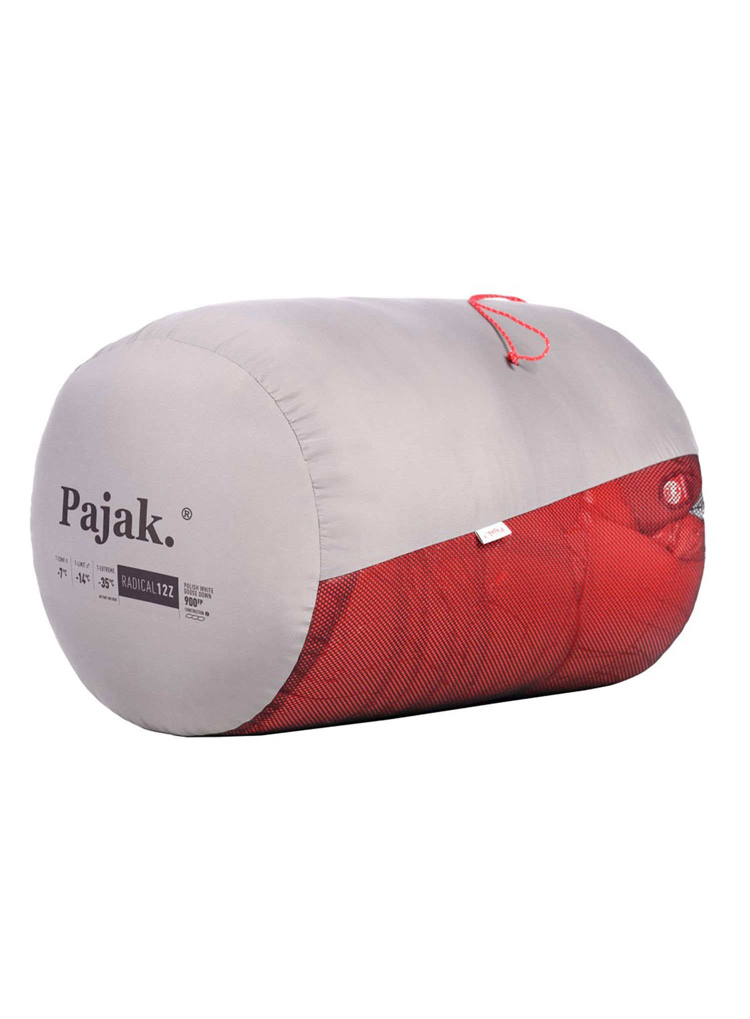 Péřový spacák Pajak Radical 12Z (205 cm) - red