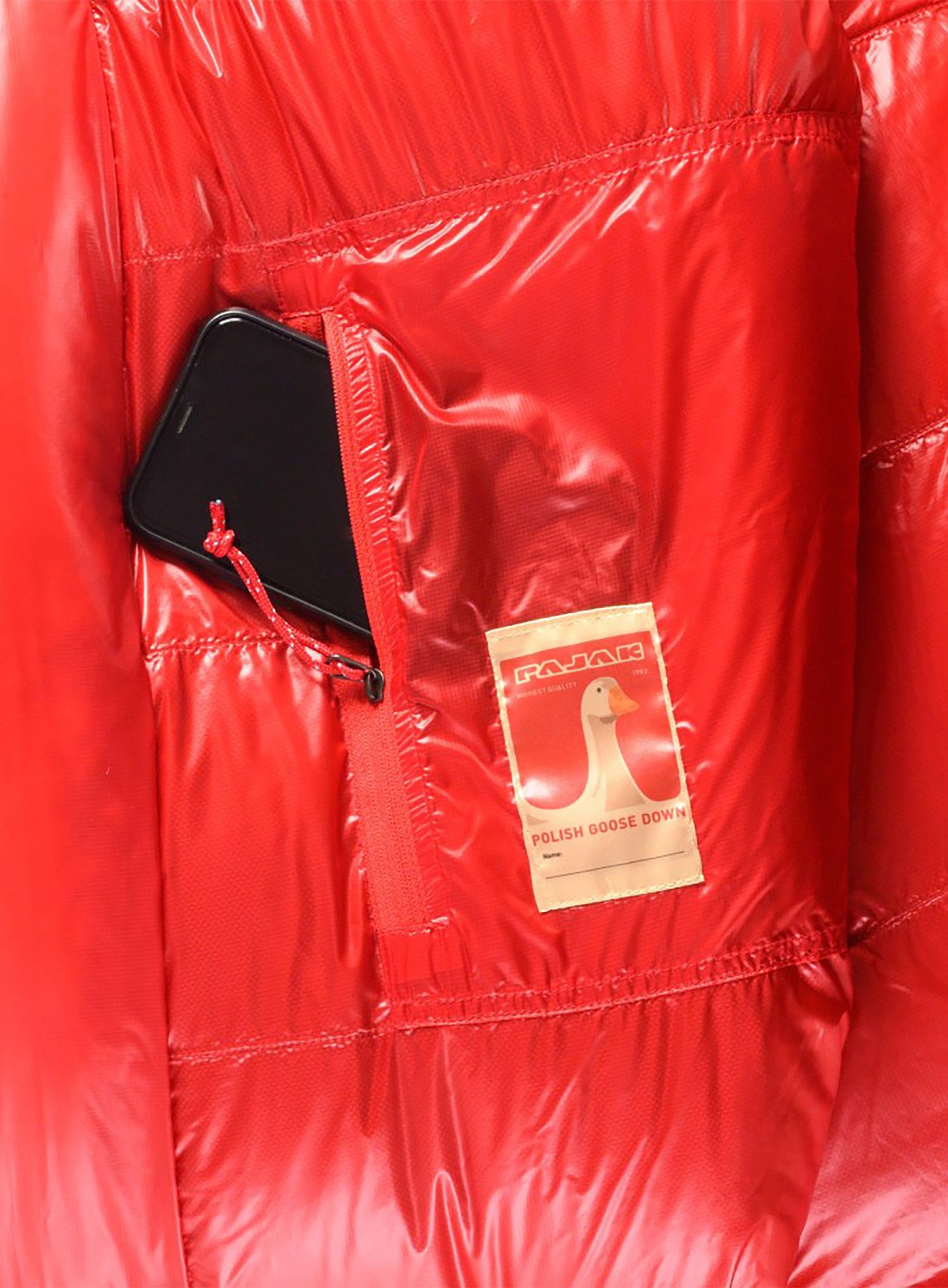 Péřový spacák Pajak Radical 8Z (205 cm) - red