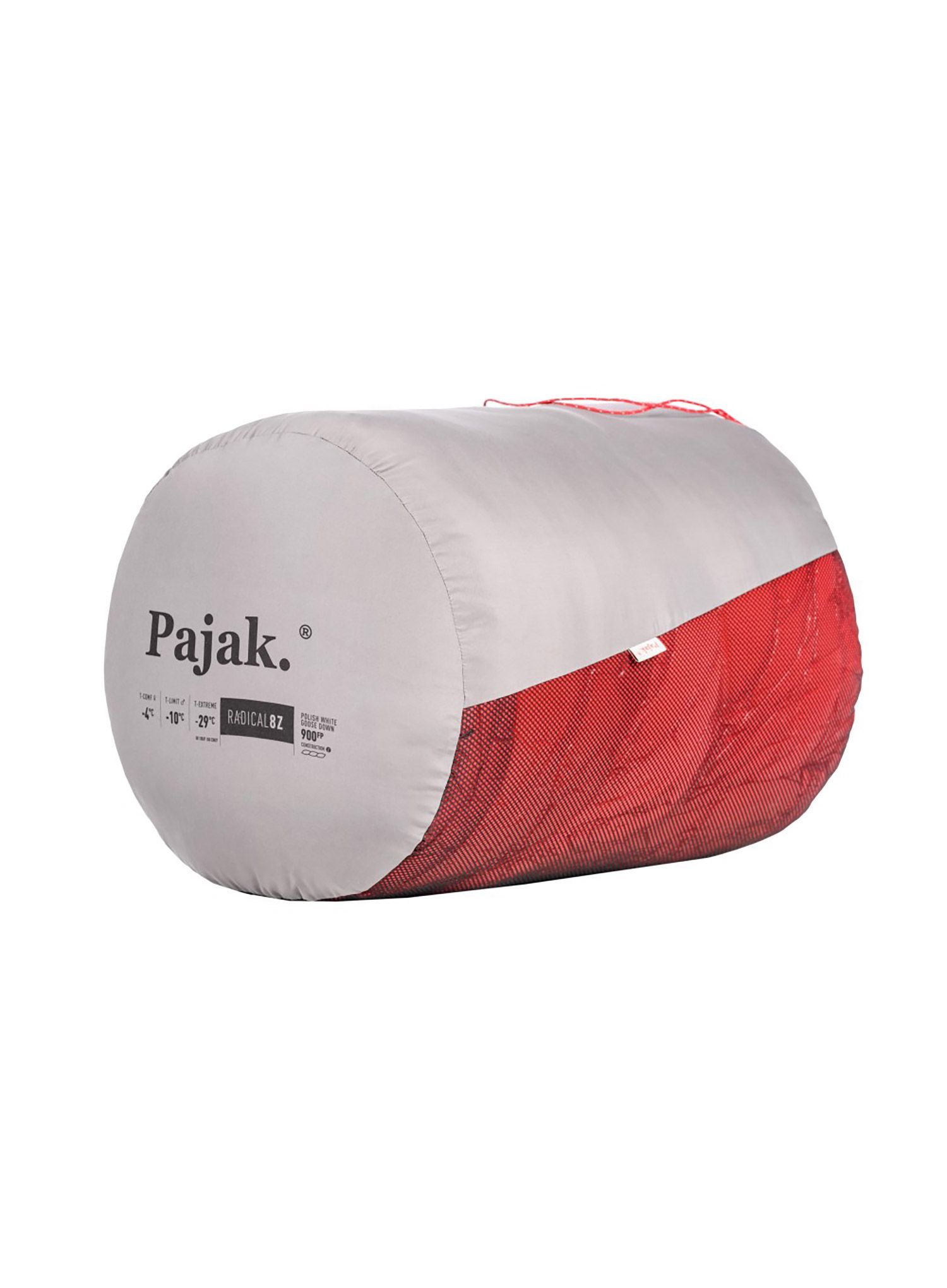 Péřový spacák Pajak Radical 8Z (205 cm) - red
