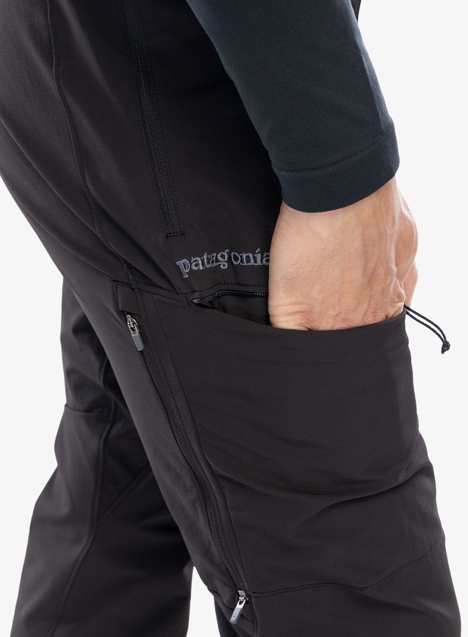 Softshell kalhoty Patagonia Alpine Guide Pants - ink black