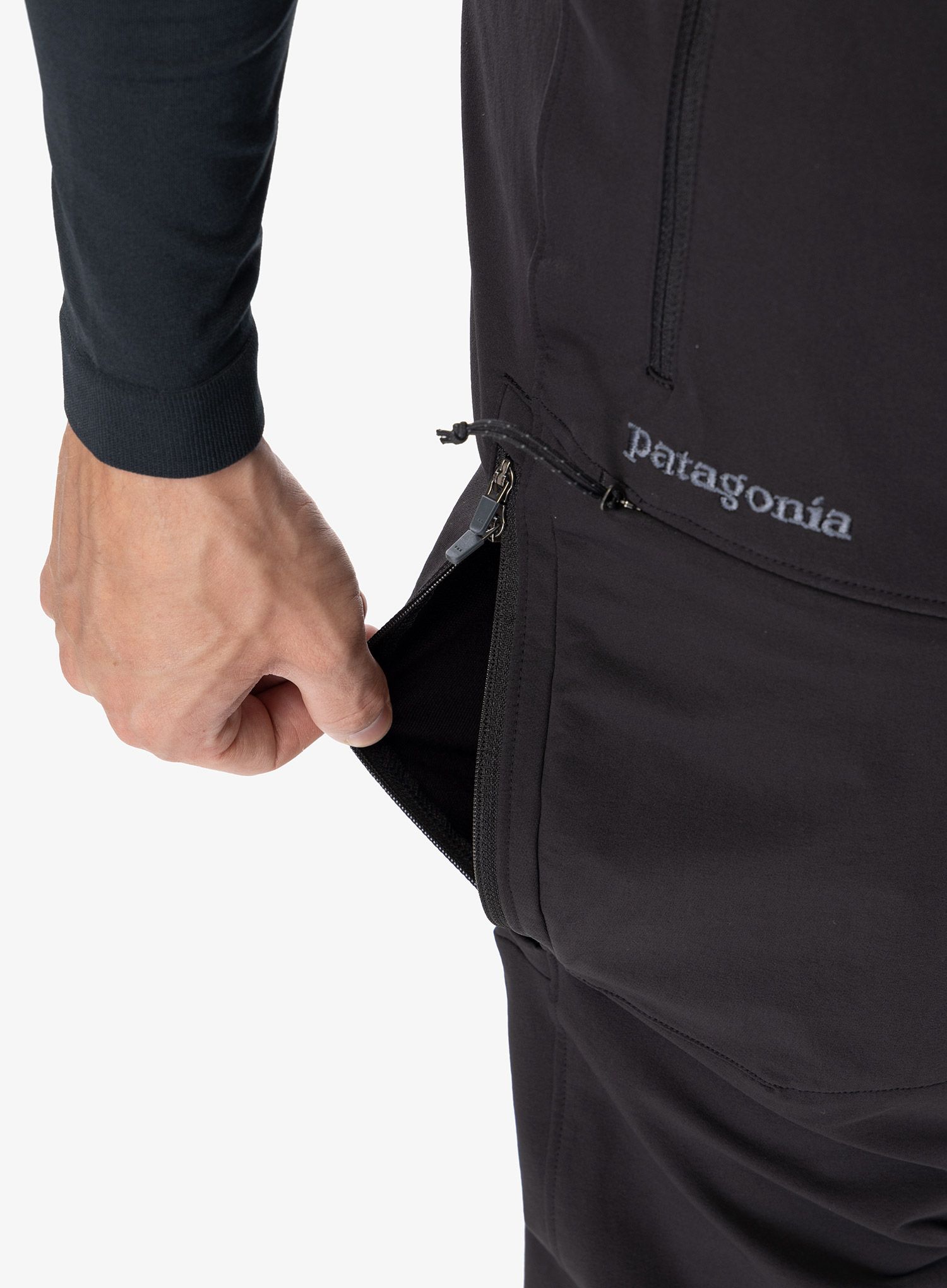 Softshell kalhoty Patagonia Alpine Guide Pants - ink black
