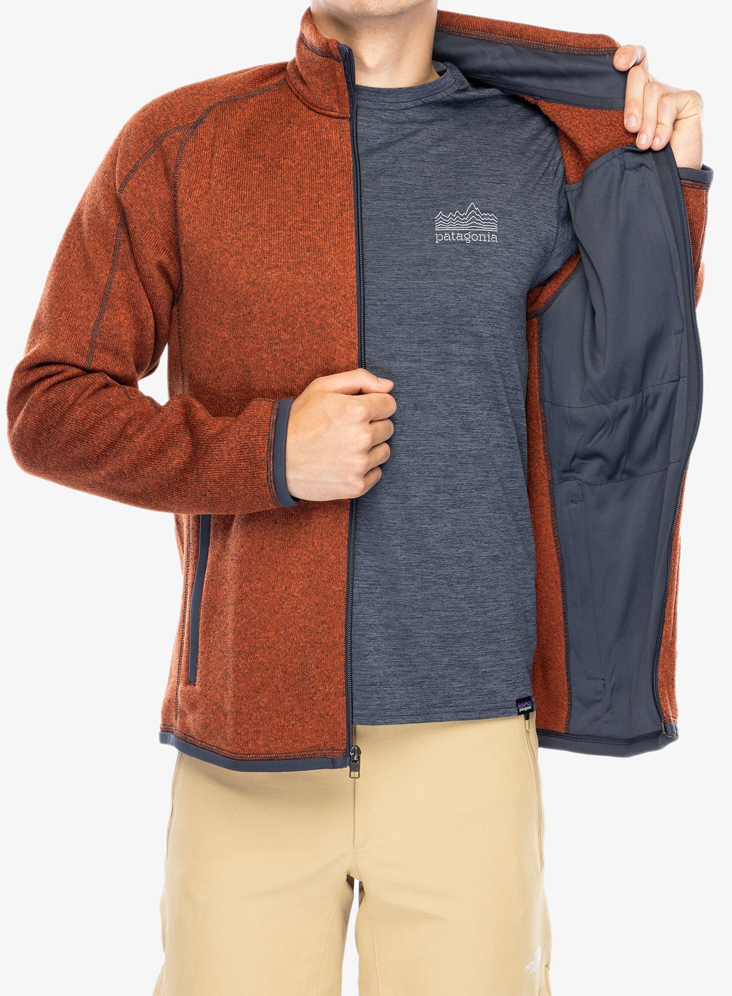 Fleecová mikina Patagonia Better Sweater Jacket - burnished red