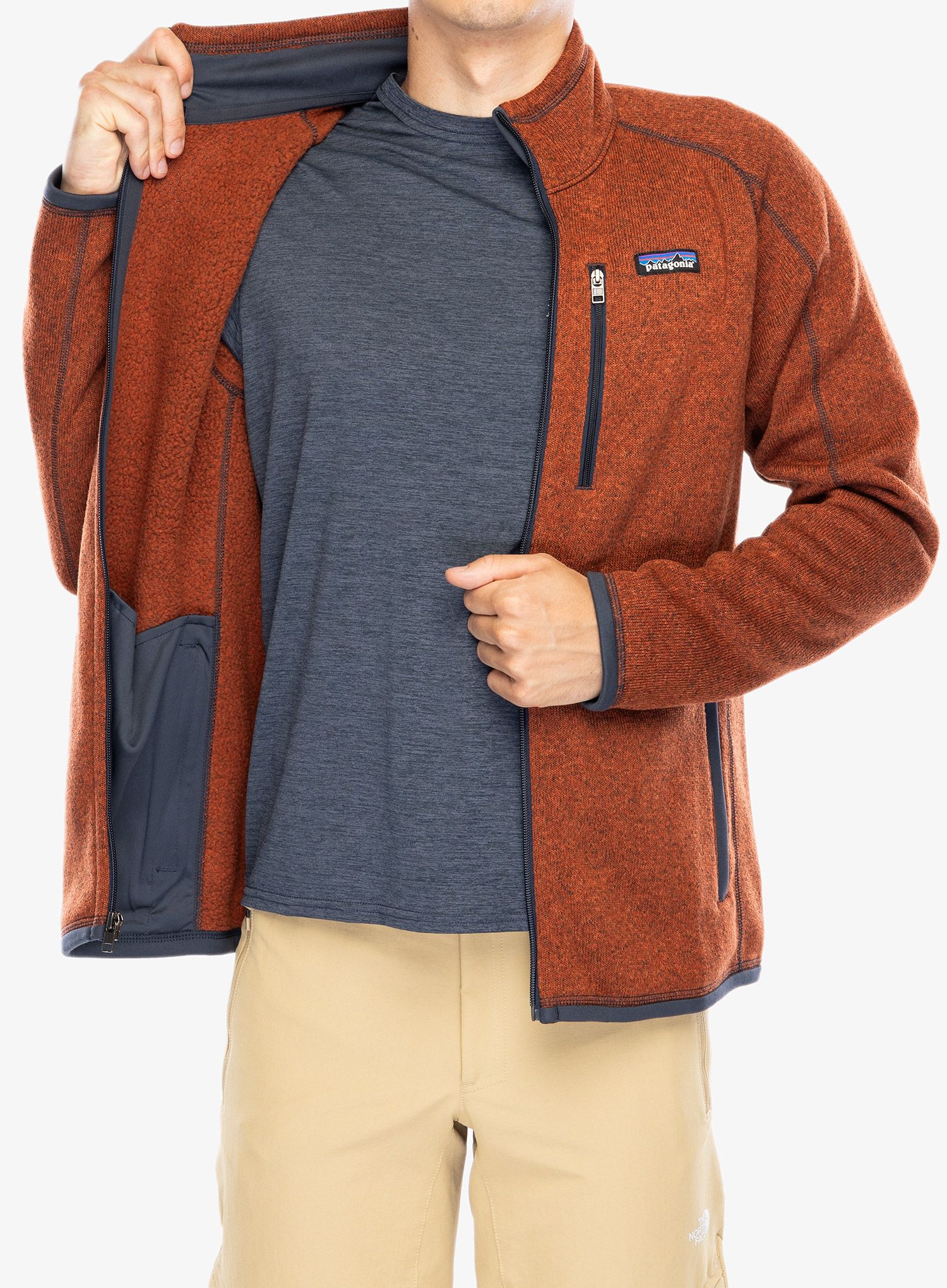 Fleecová mikina Patagonia Better Sweater Jacket - burnished red