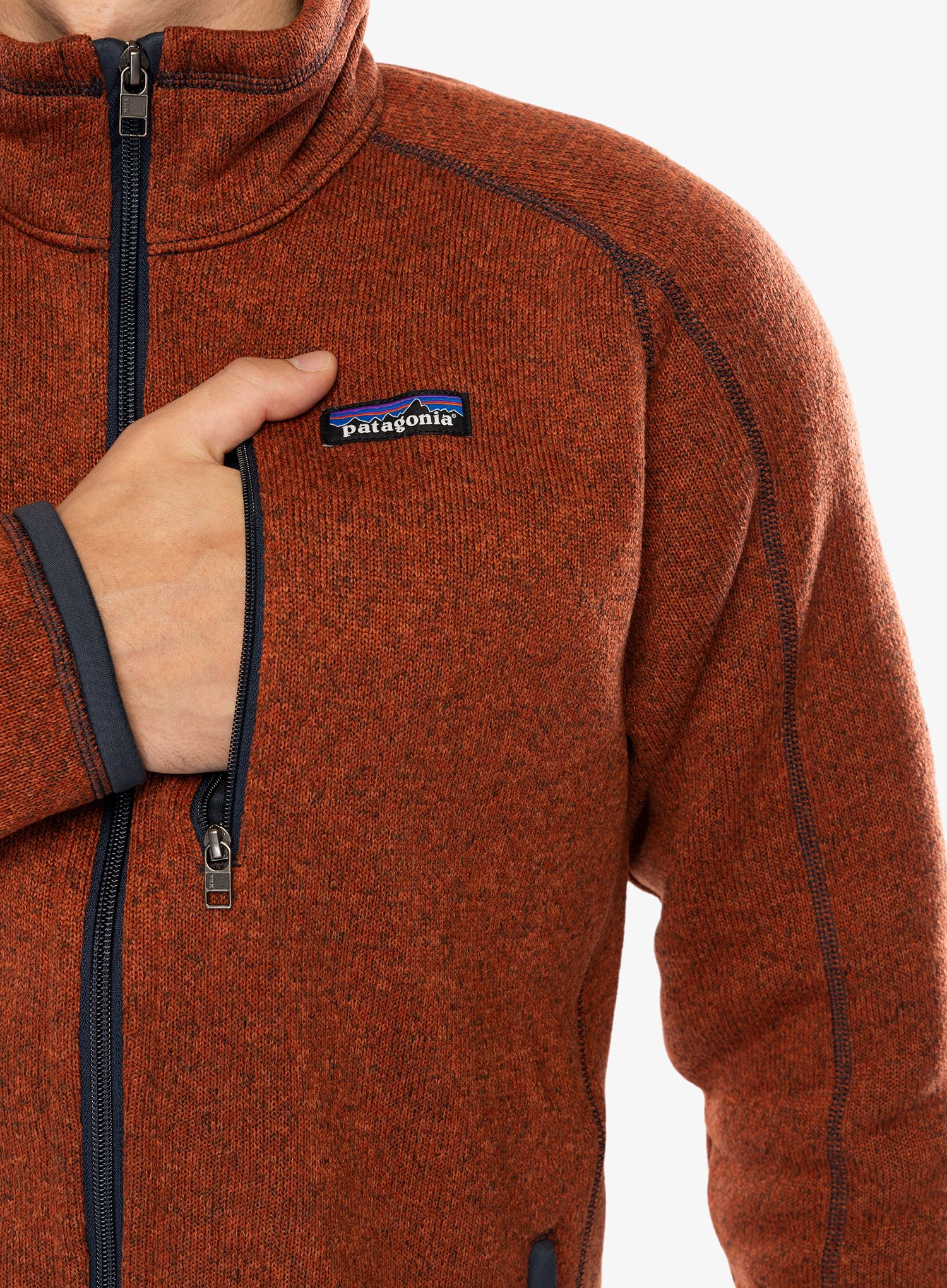Fleecová mikina Patagonia Better Sweater Jacket - burnished red