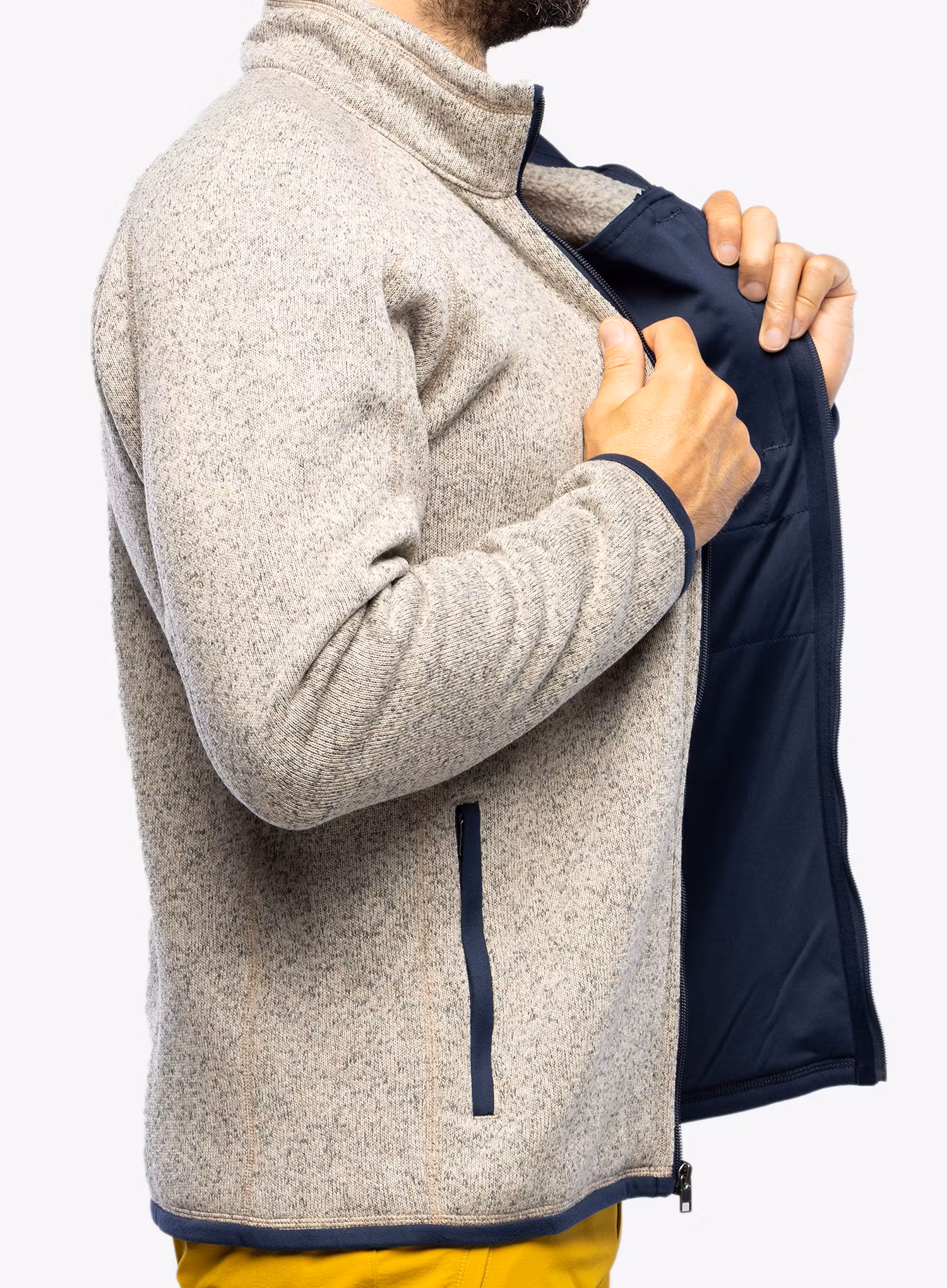 Fleecová mikina Patagonia Better Sweater Jacket - oar tan