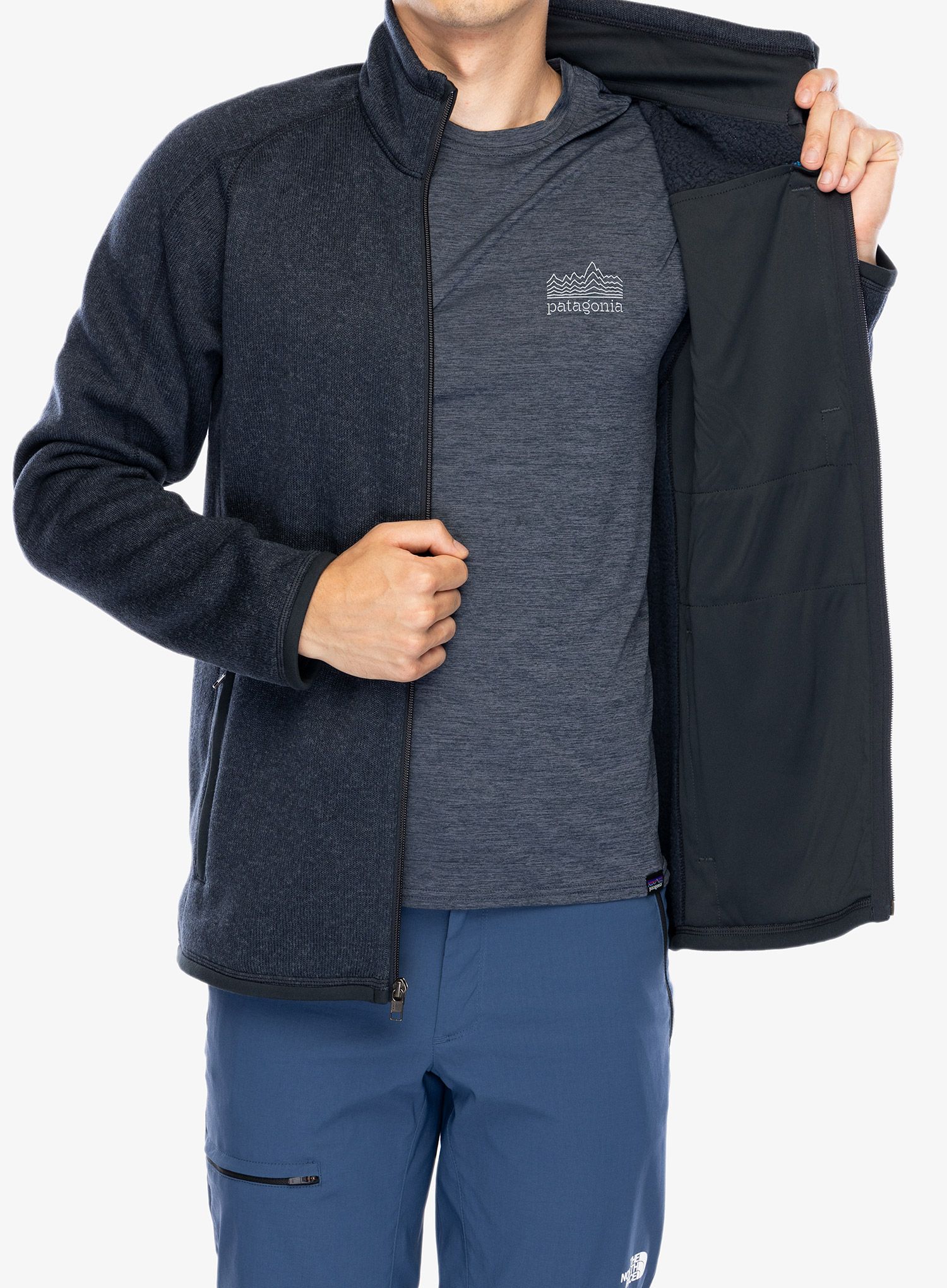 Fleecová mikina Patagonia Better Sweater Jacket - pitch blue