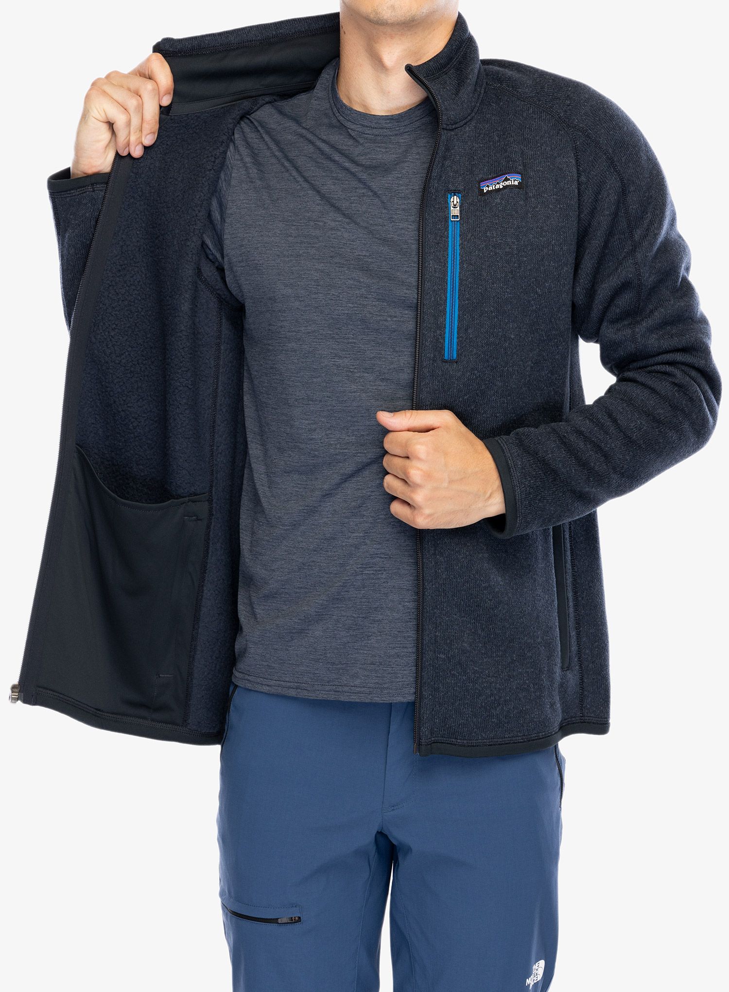 Fleecová mikina Patagonia Better Sweater Jacket - pitch blue