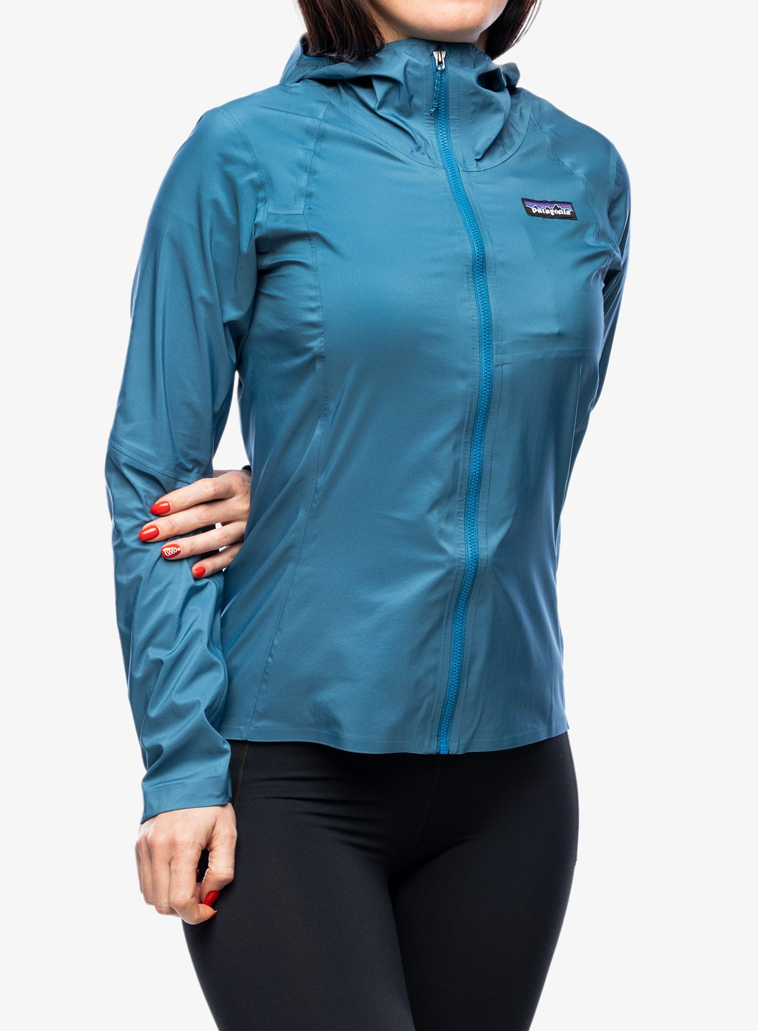 Dámská cyklistická bunda Patagonia Dirt Roamer Jacket - blue