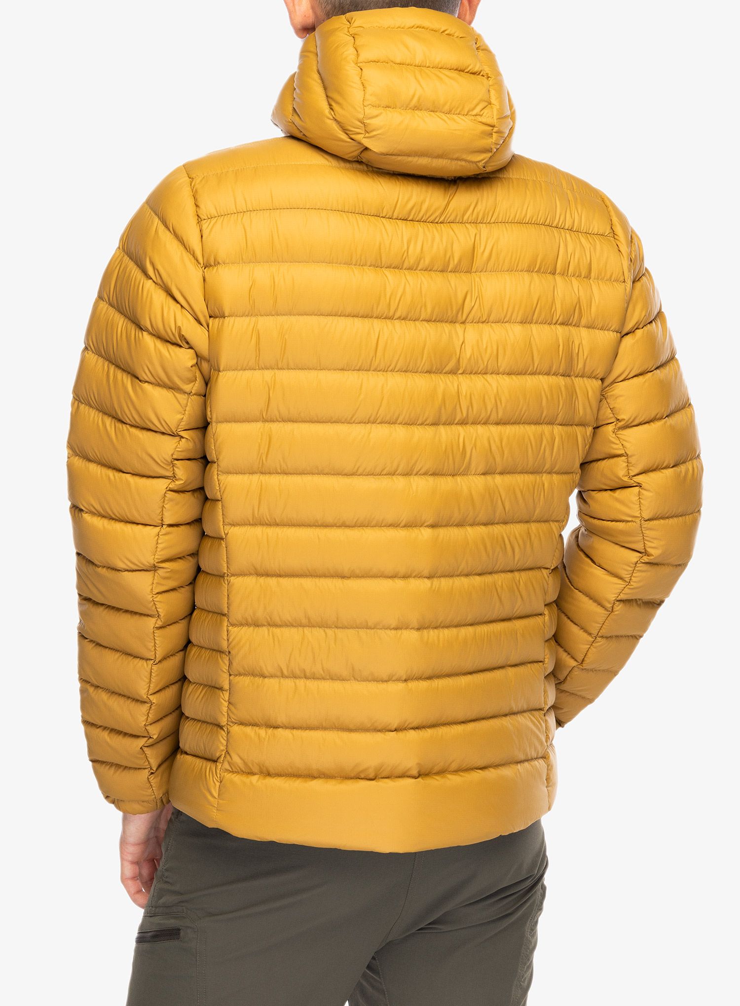 Péřová bunda Patagonia Down Sweater Hoody - raptor brown