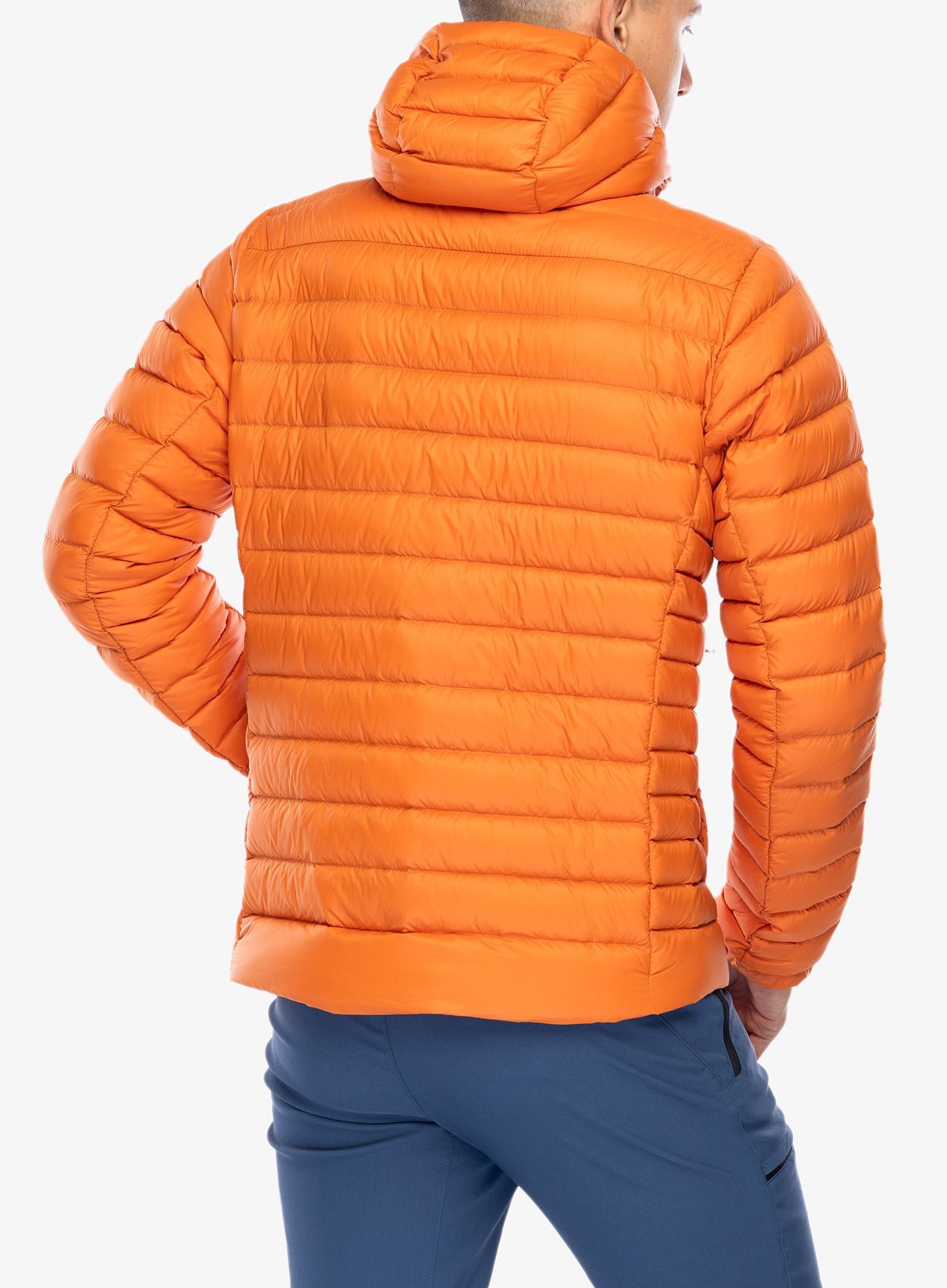 Péřová bunda Patagonia Down Sweater Hoody - redtail rust