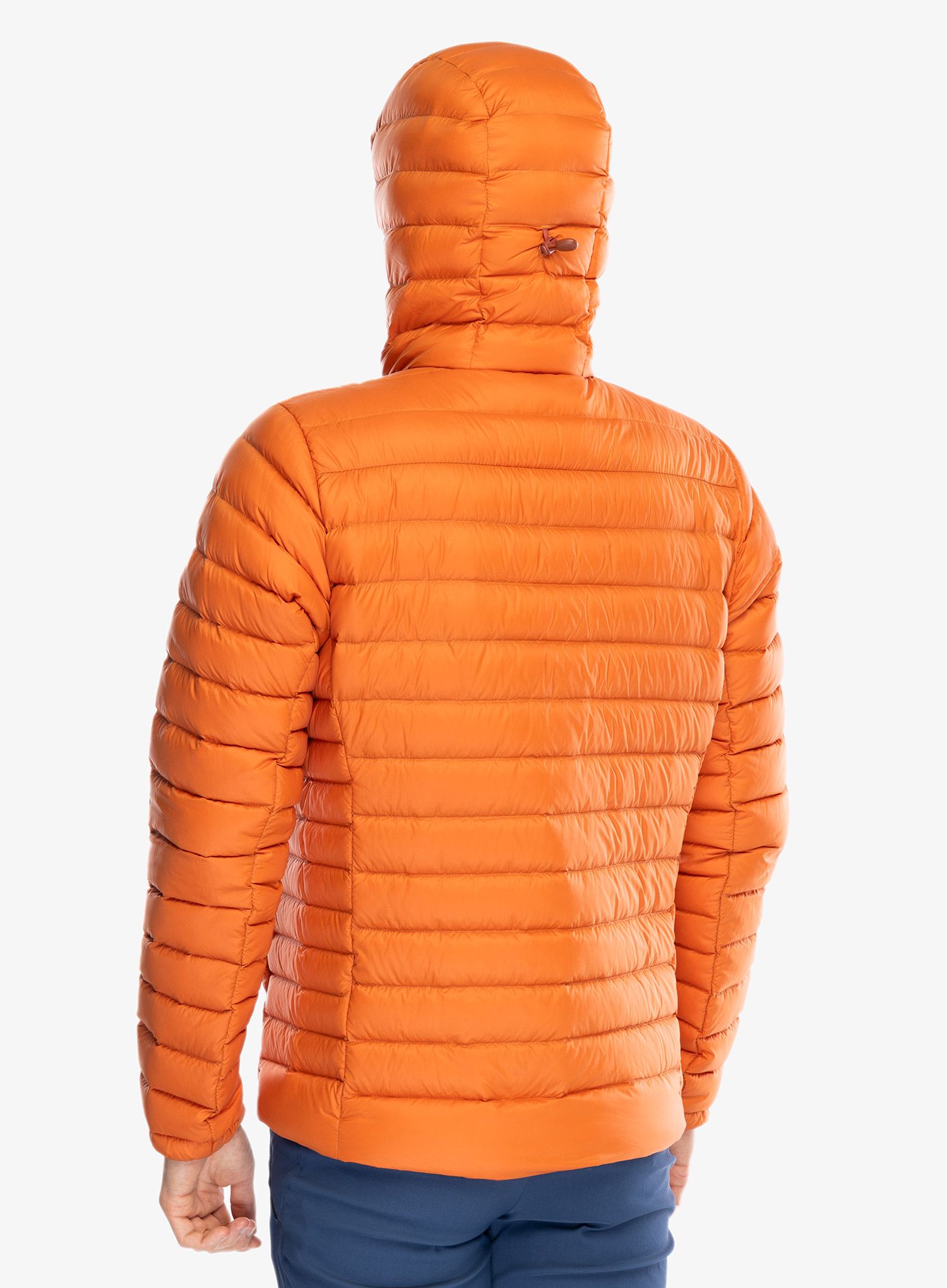 Péřová bunda Patagonia Down Sweater Hoody - redtail rust