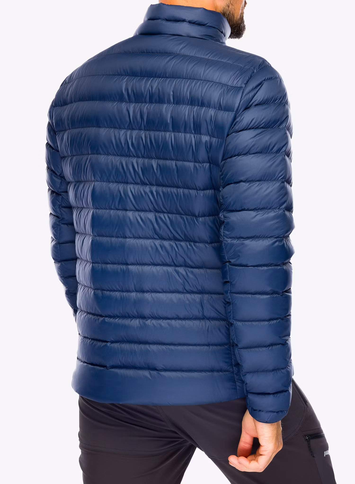 Péřová bunda Patagonia Down Sweater - new navy