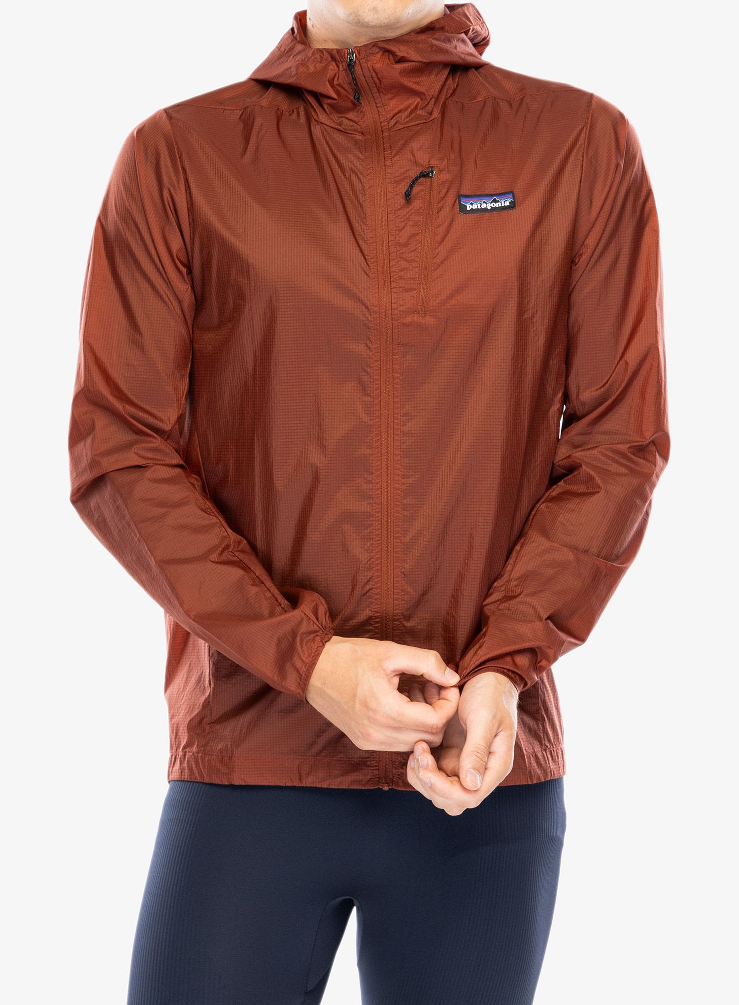 Bunda na běhání Patagonia Houdini Jacket - burnished red
