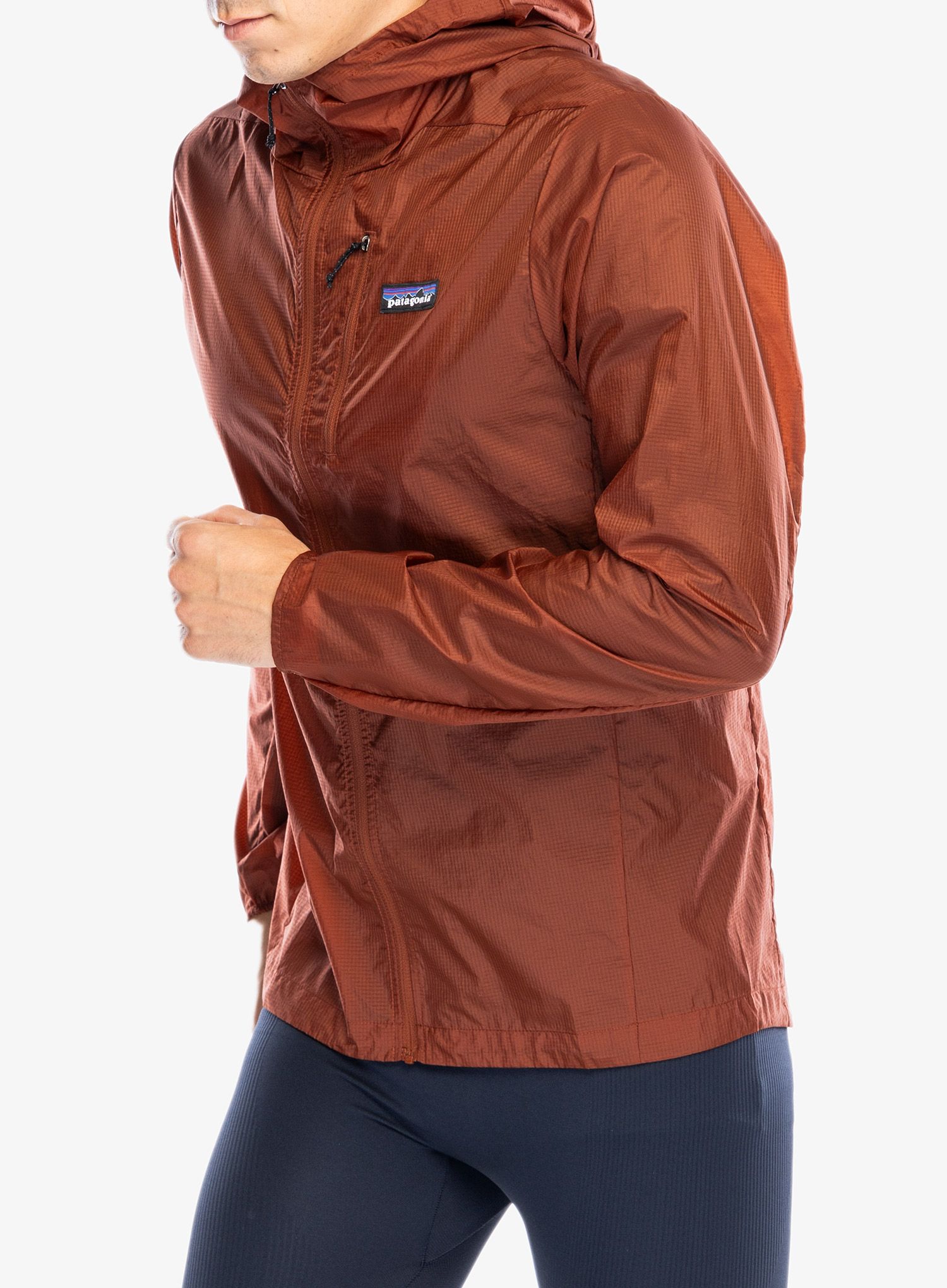 Bunda na běhání Patagonia Houdini Jacket - burnished red