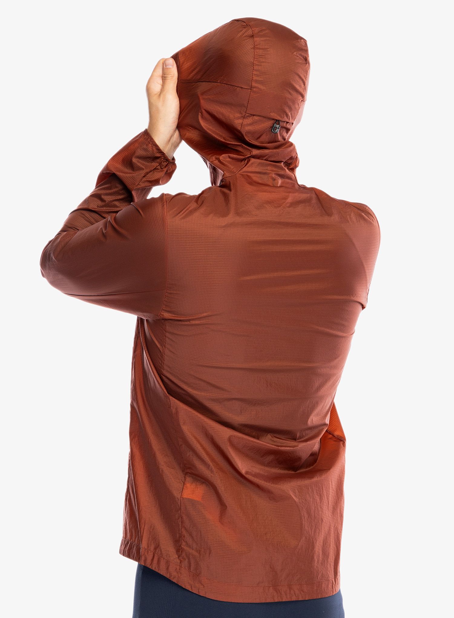 Bunda na běhání Patagonia Houdini Jacket - burnished red