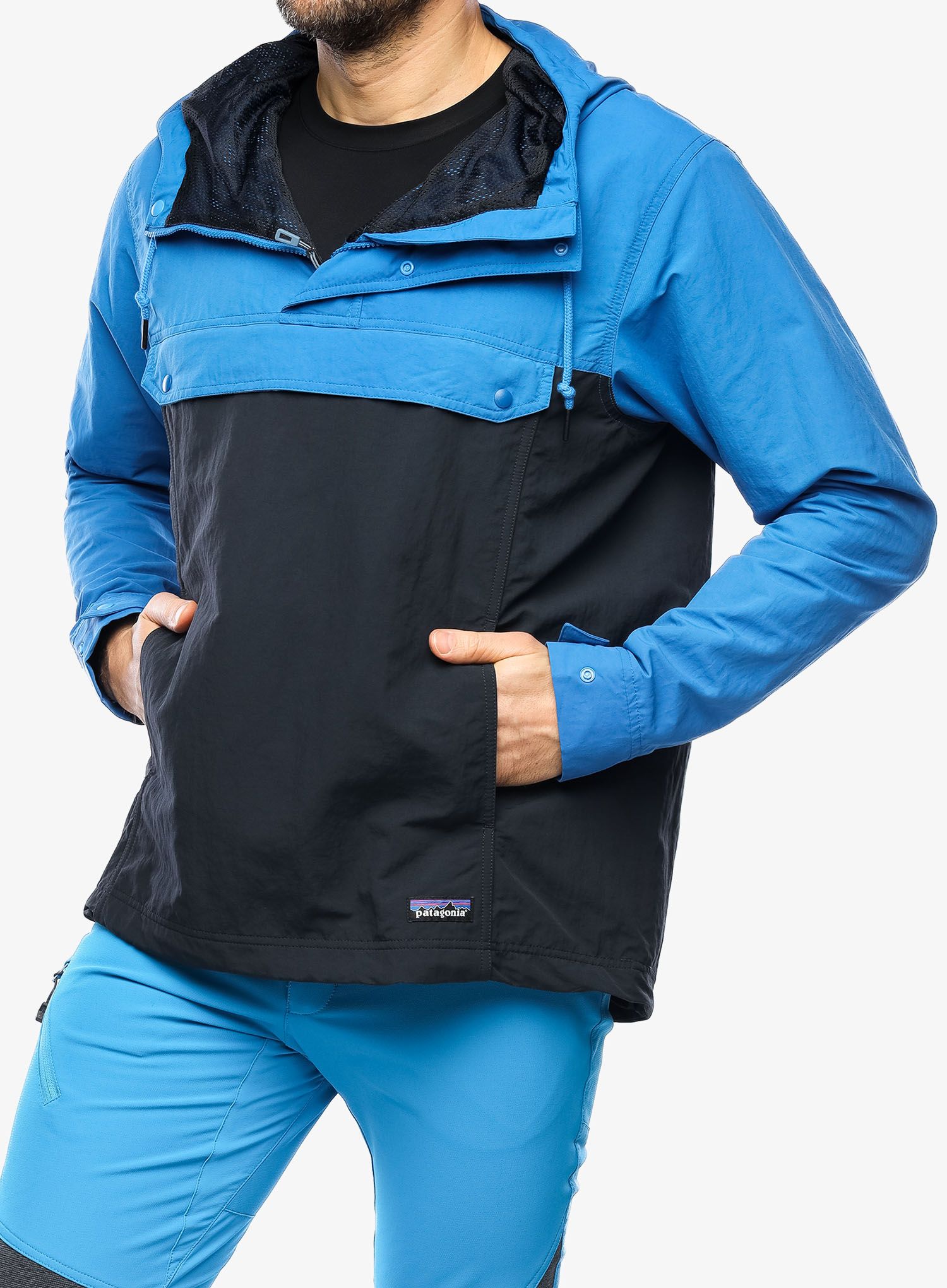 Větrovka Patagonia Isthmus Anorak - endless blue