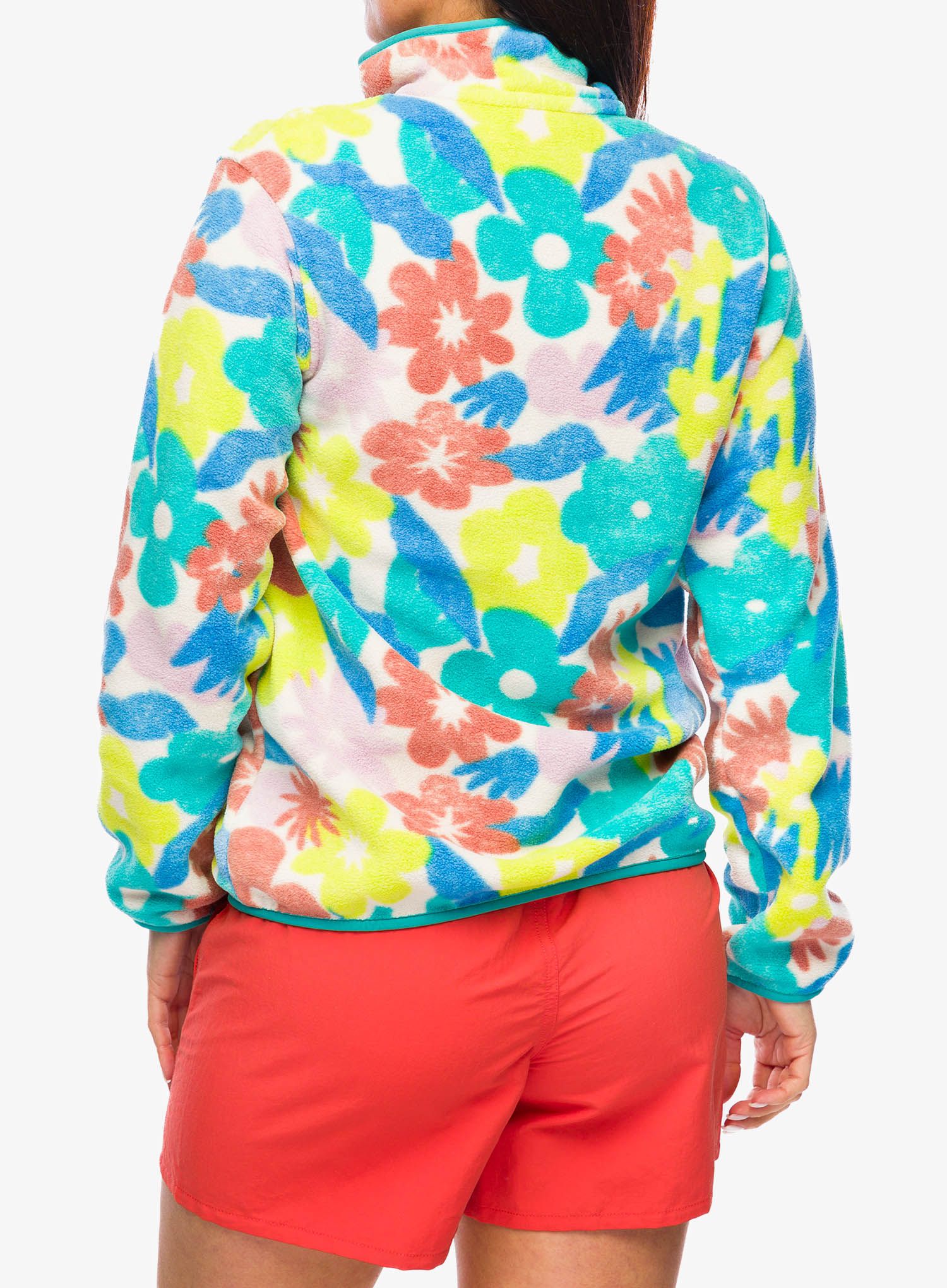 Fleece mikina dámská Patagonia Lightweight Synch Snap-T Pullover - spring/natural