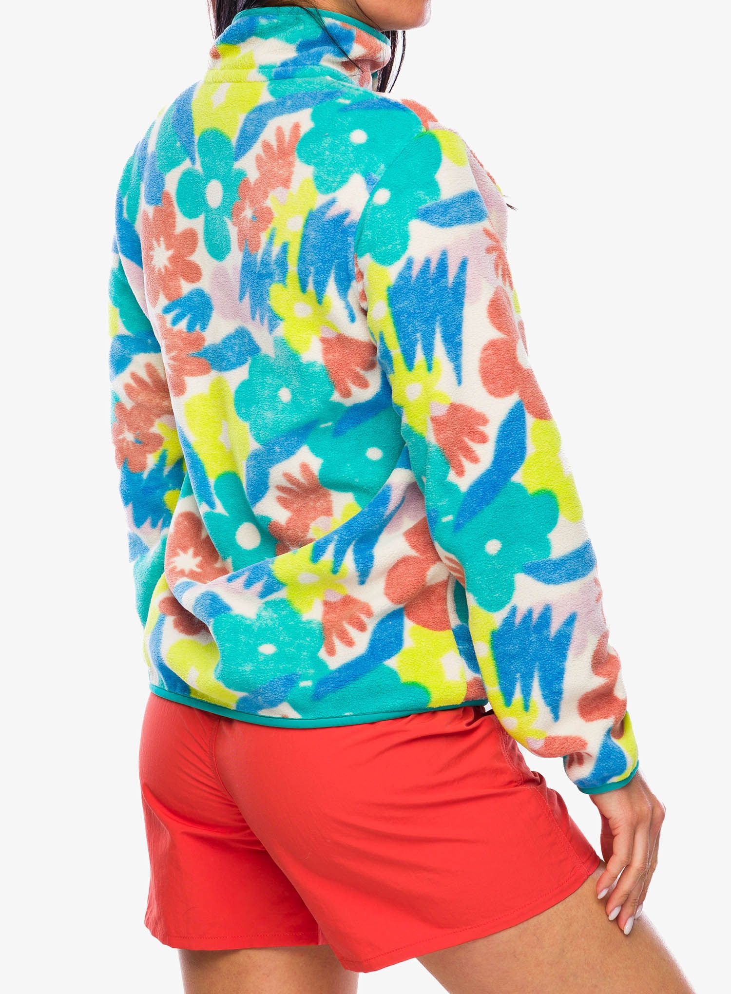 Fleece mikina dámská Patagonia Lightweight Synch Snap-T Pullover - spring/natural