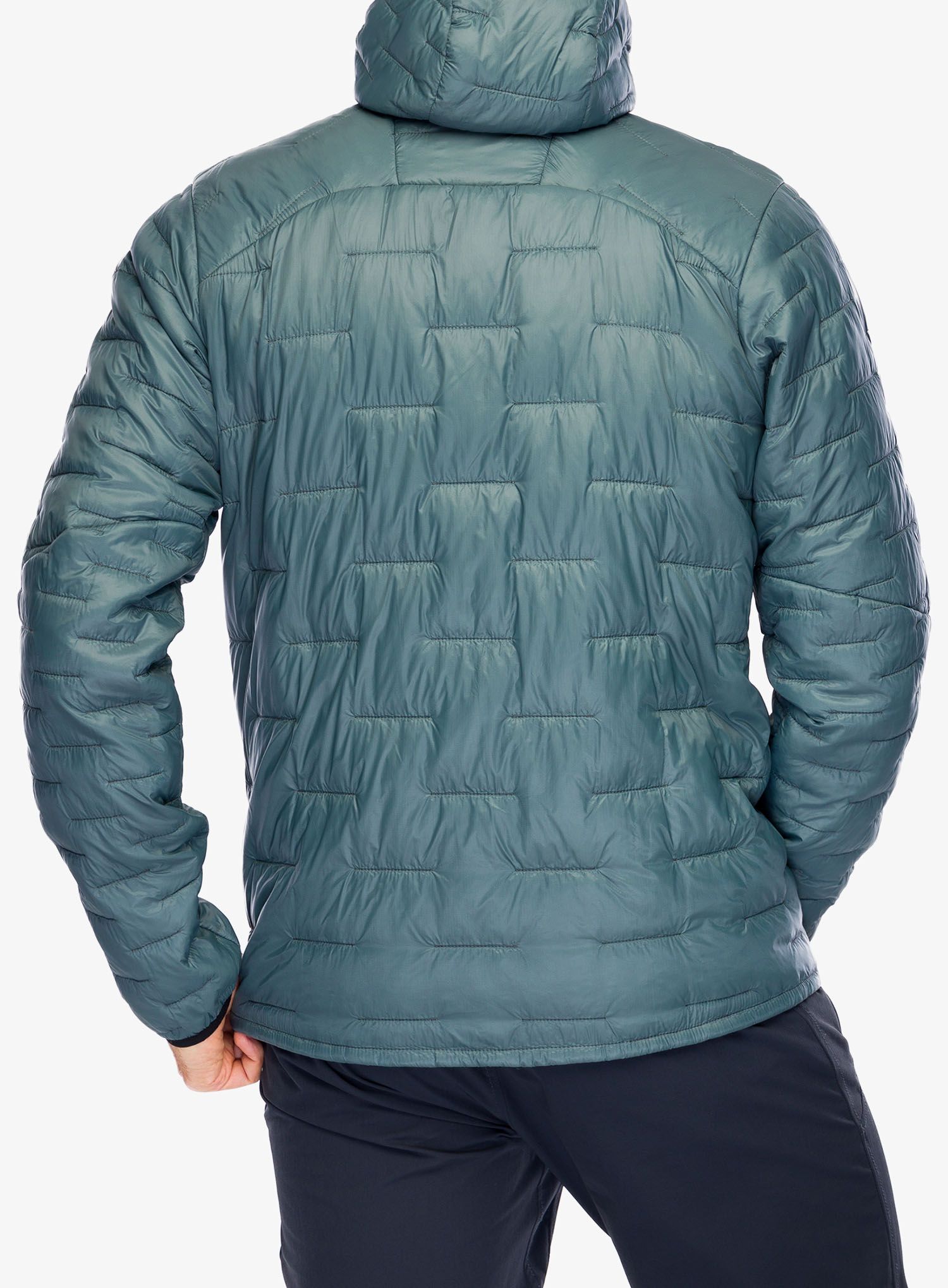 Zateplená bunda Patagonia Micro Puff Hoody - nouveau green