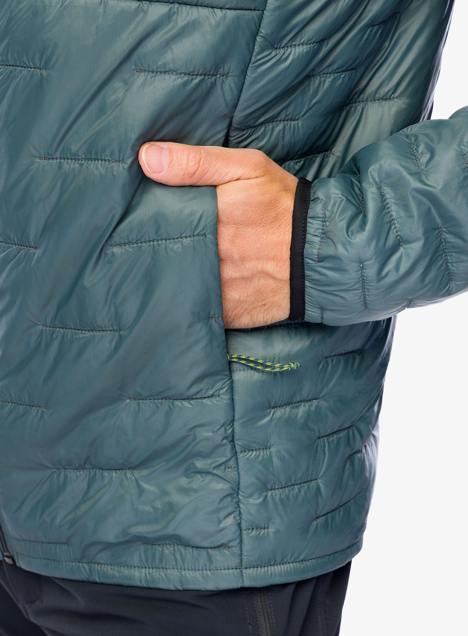Zateplená bunda Patagonia Micro Puff Hoody - nouveau green
