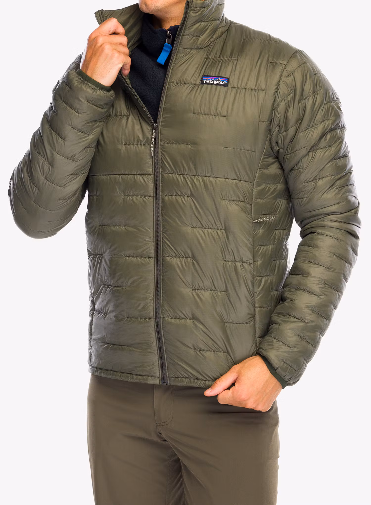 Zateplená bunda Patagonia Micro Puff Jacket - pine needle green