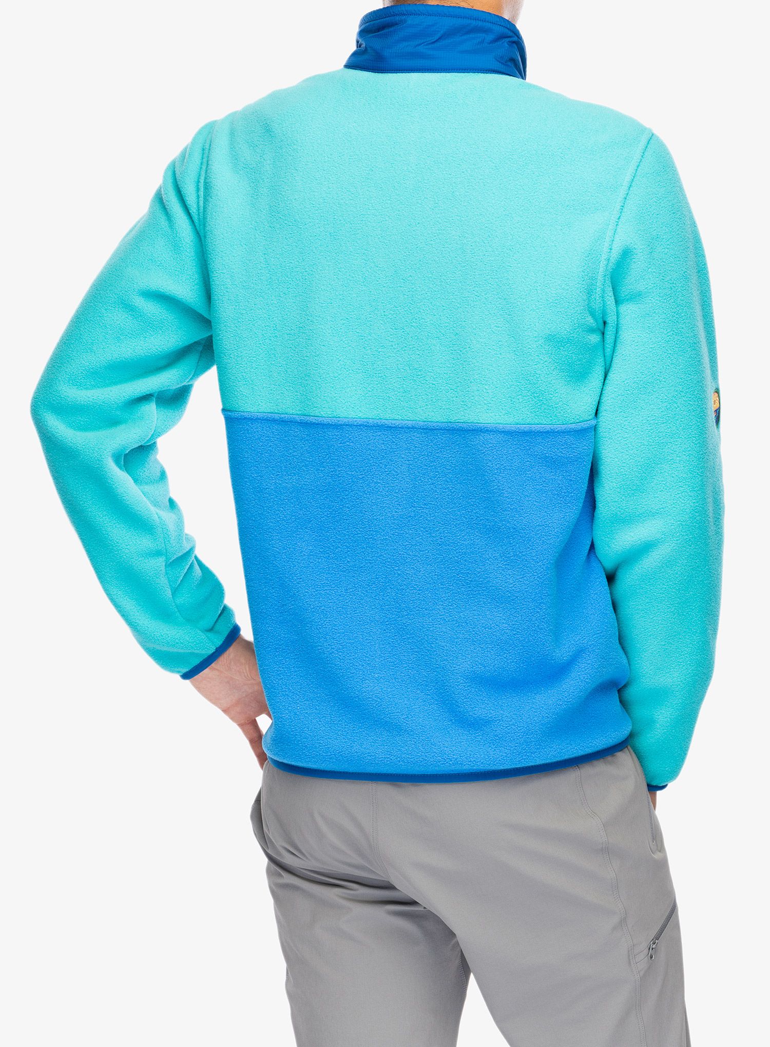 Fleece mikina Patagonia Microdini 1/2 Zip - vessel blue
