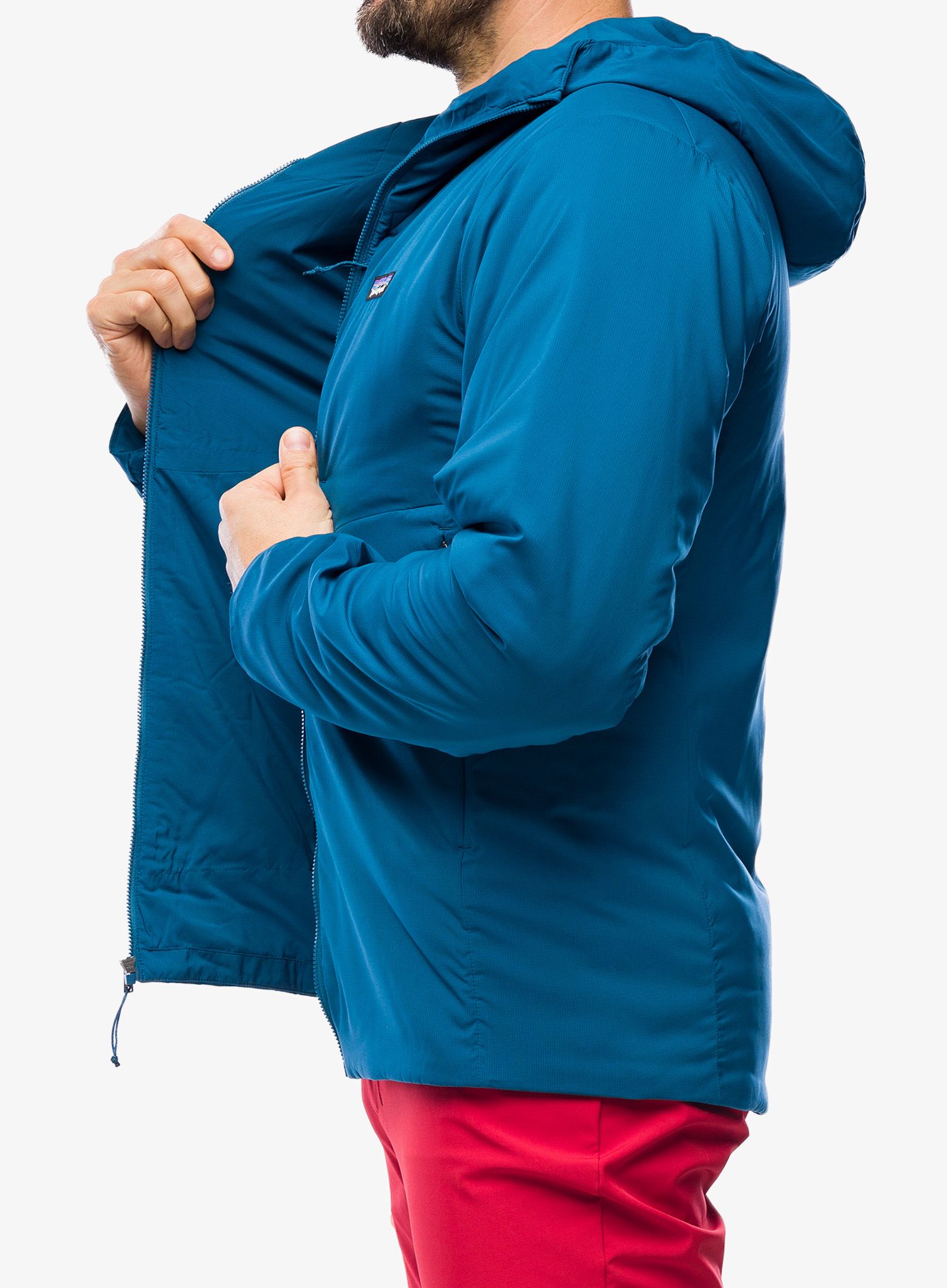 Zateplená bunda Patagonia Nano-Air Hoody - lagom blue