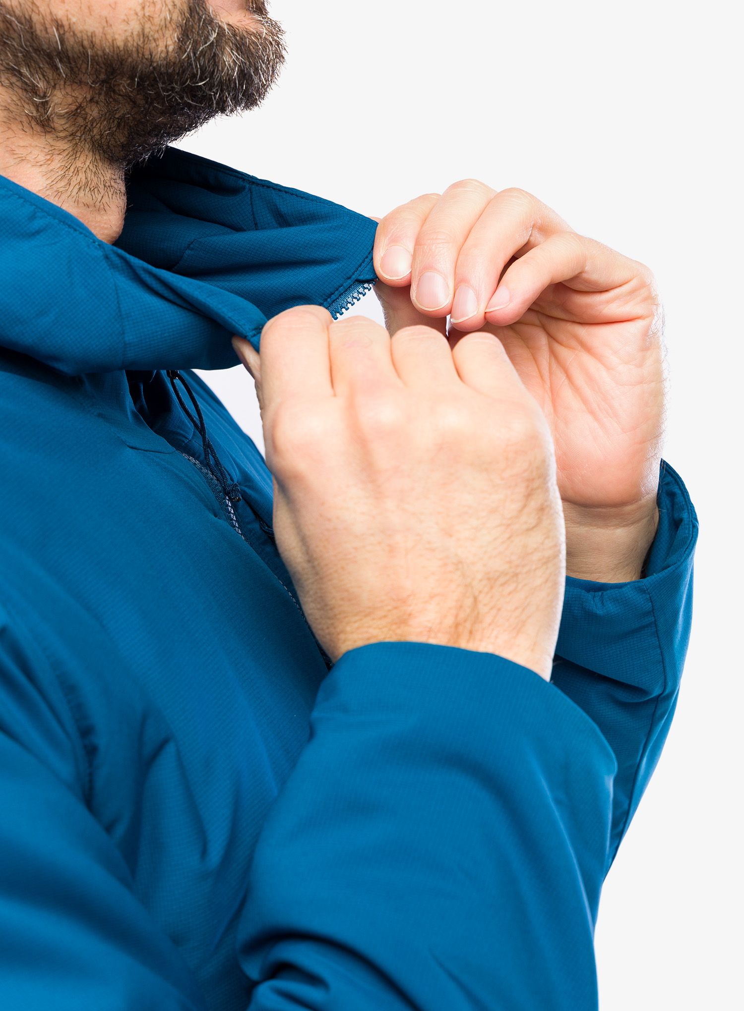 Zateplená bunda Patagonia Nano-Air Hoody - lagom blue
