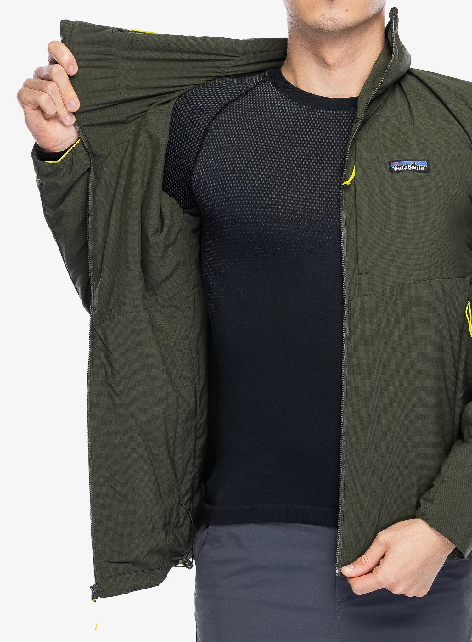 Zateplená bunda Patagonia Nano-Air Hoody - pine needle green