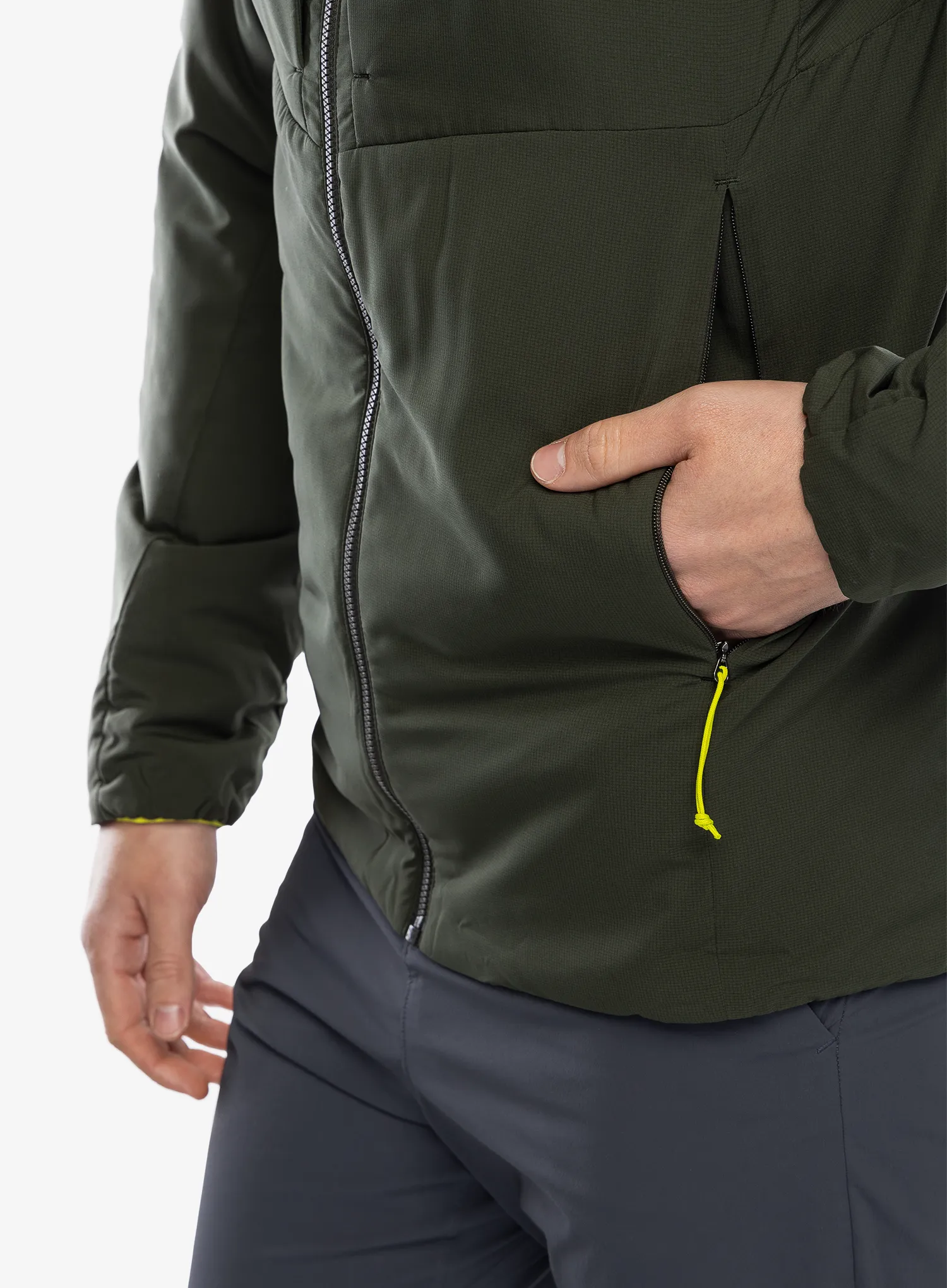 Zateplená bunda Patagonia Nano-Air Hoody - pine needle green