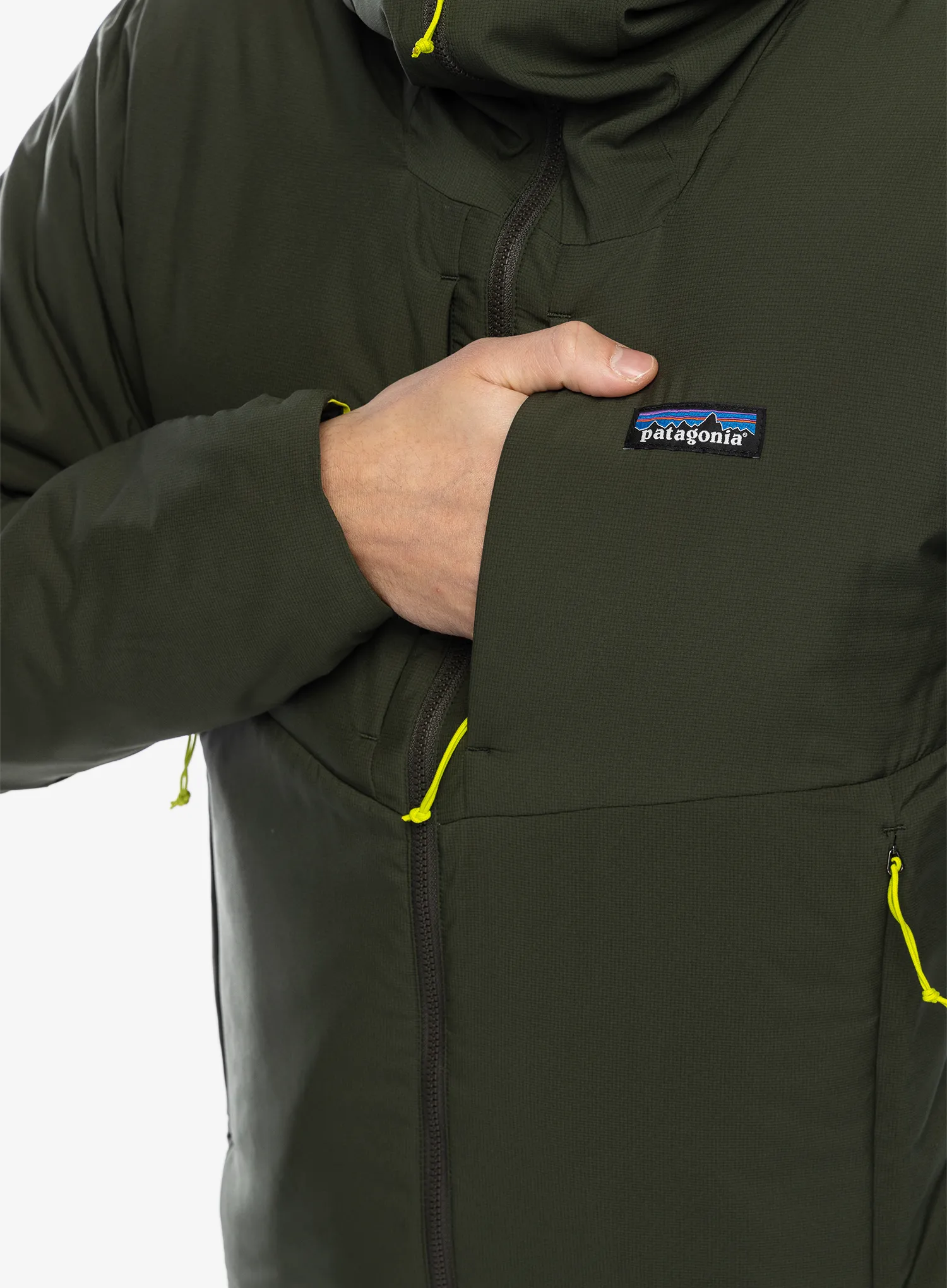 Zateplená bunda Patagonia Nano-Air Hoody - pine needle green