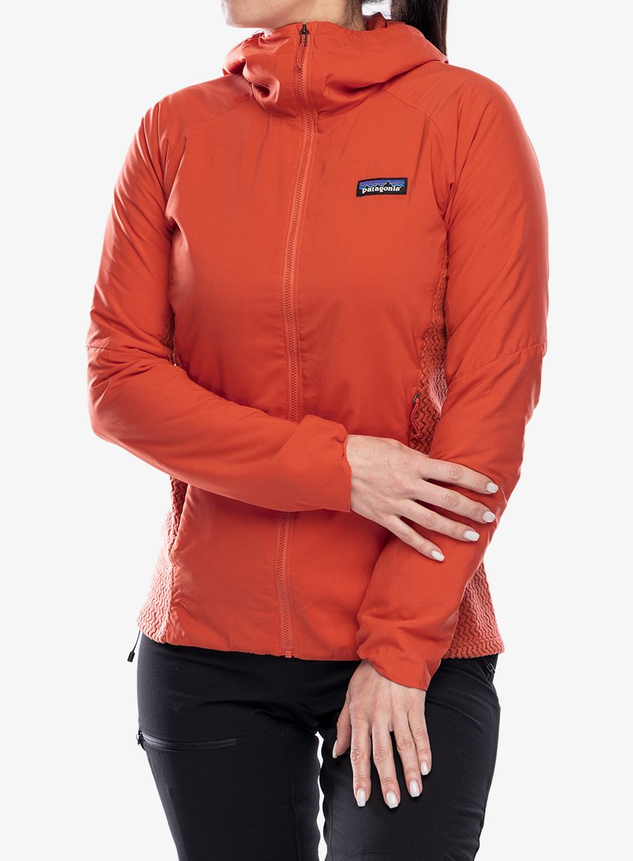 Hybridní bunda dámská Patagonia Nano-Air Light Hybrid Hoody - pimento red